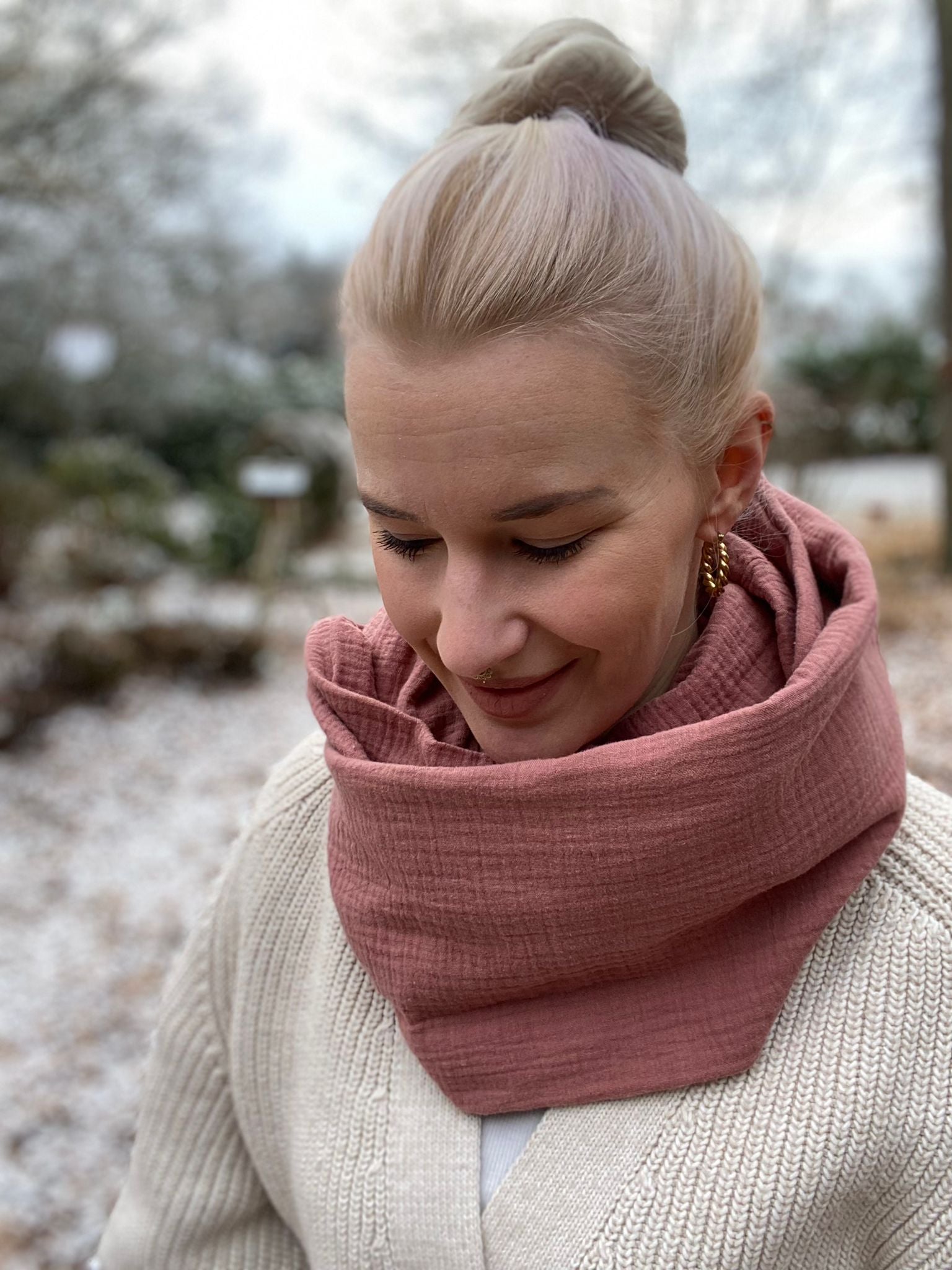 Musselin Wickelloop – vielseitig & bequem, für Erwachsene