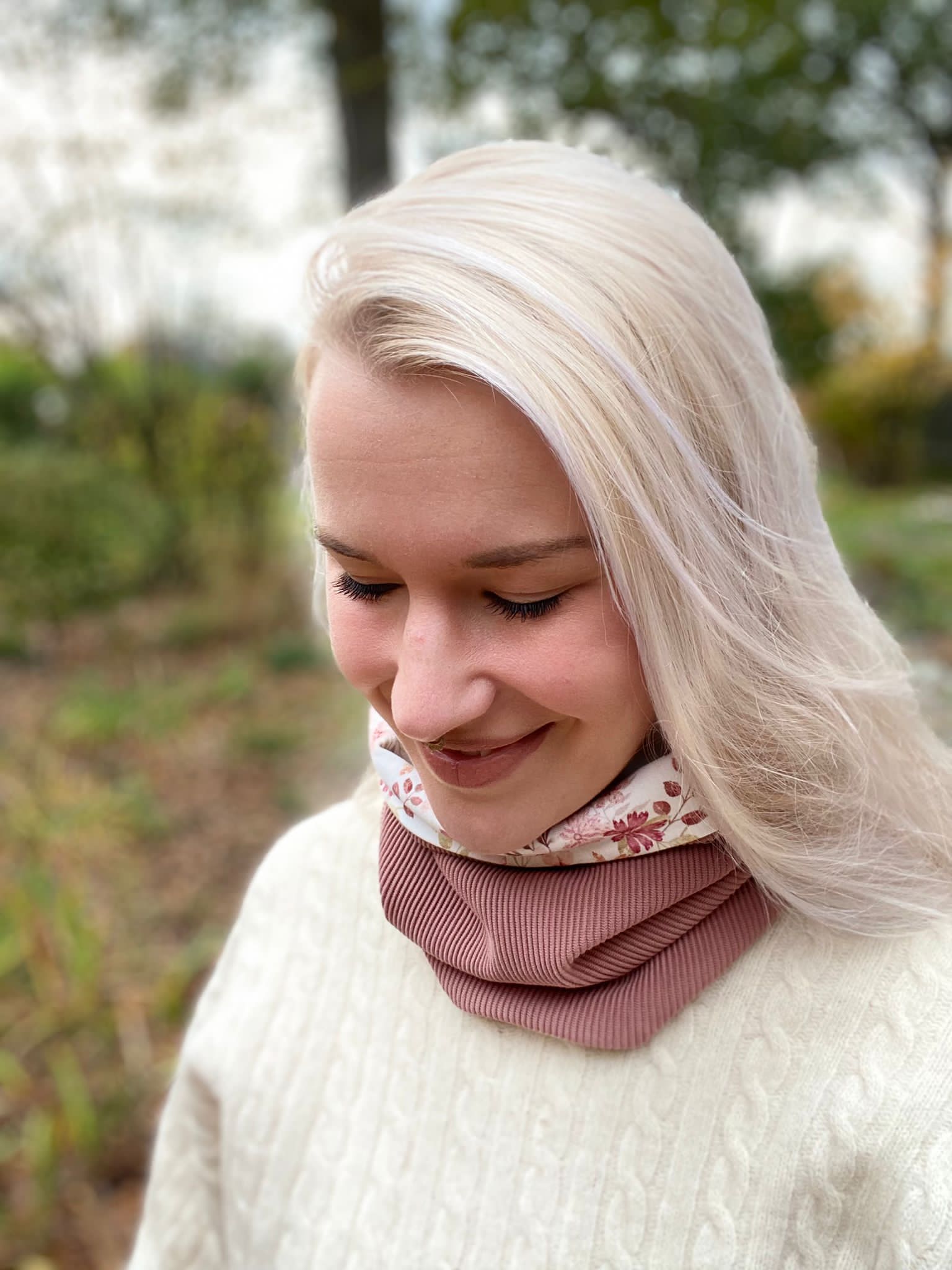 Wendemütze, Loop & Haarband