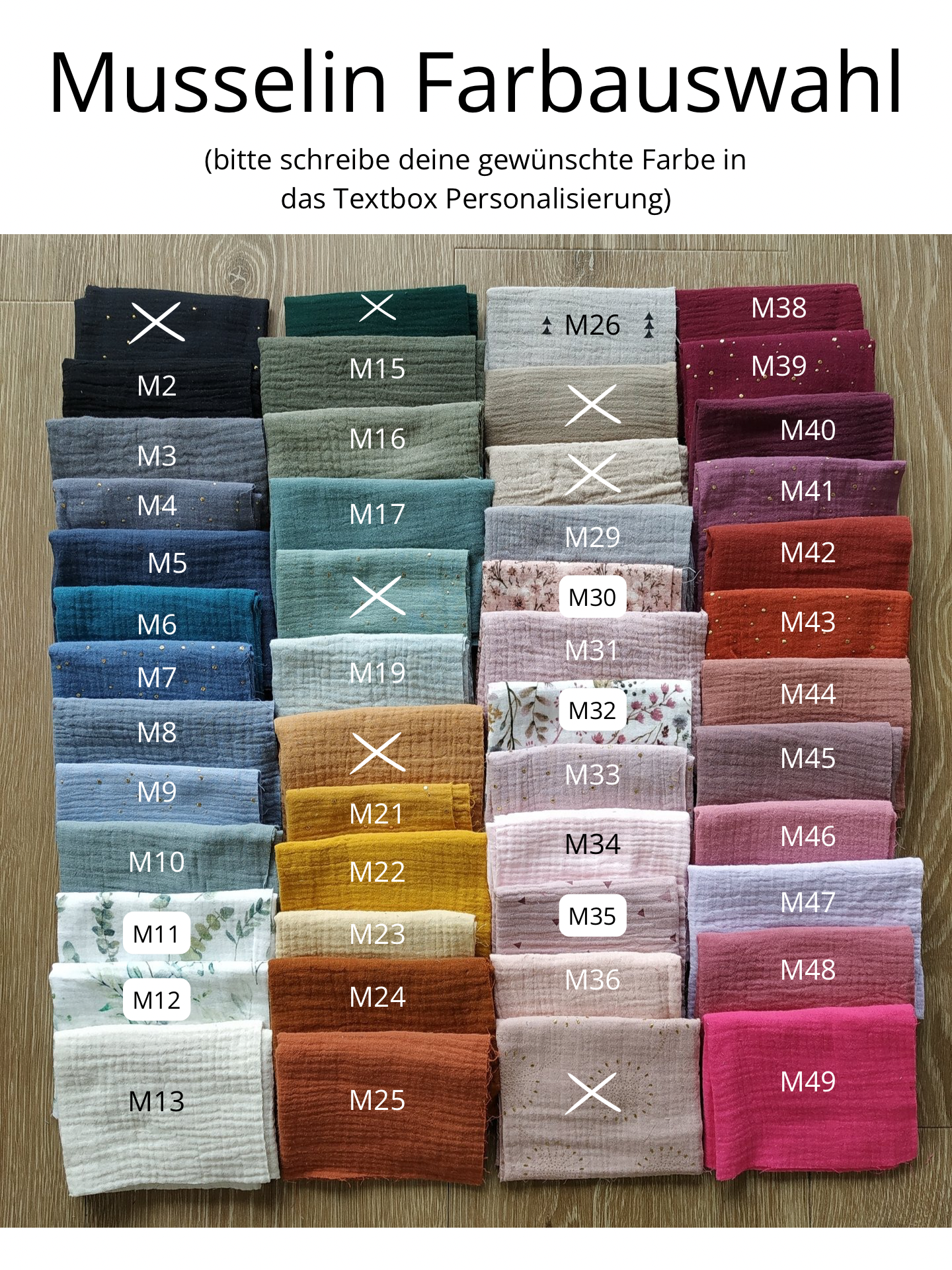 Musselin Bandeau Haarband – weich & angenehm