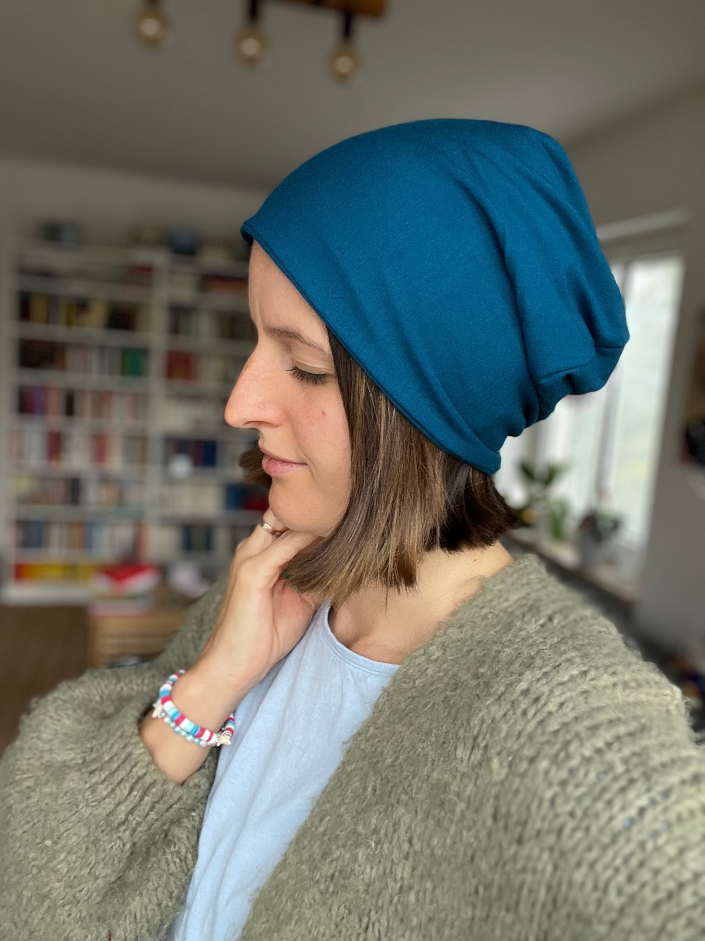 Bambus Mütze – doppellagig & komfortabel, Chemo geeignet