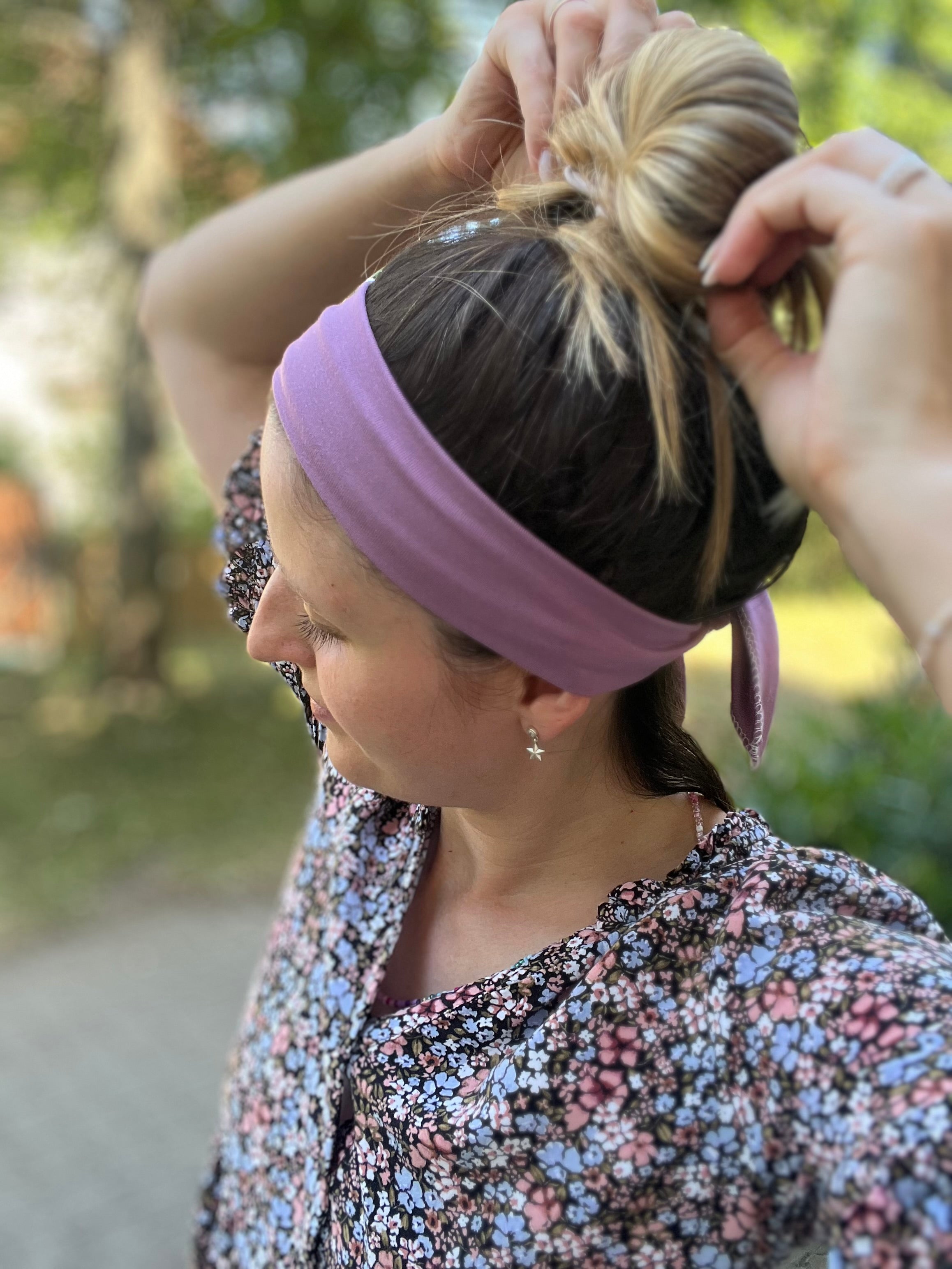 kurzes CUTY Bambus BINDEHAARBAND