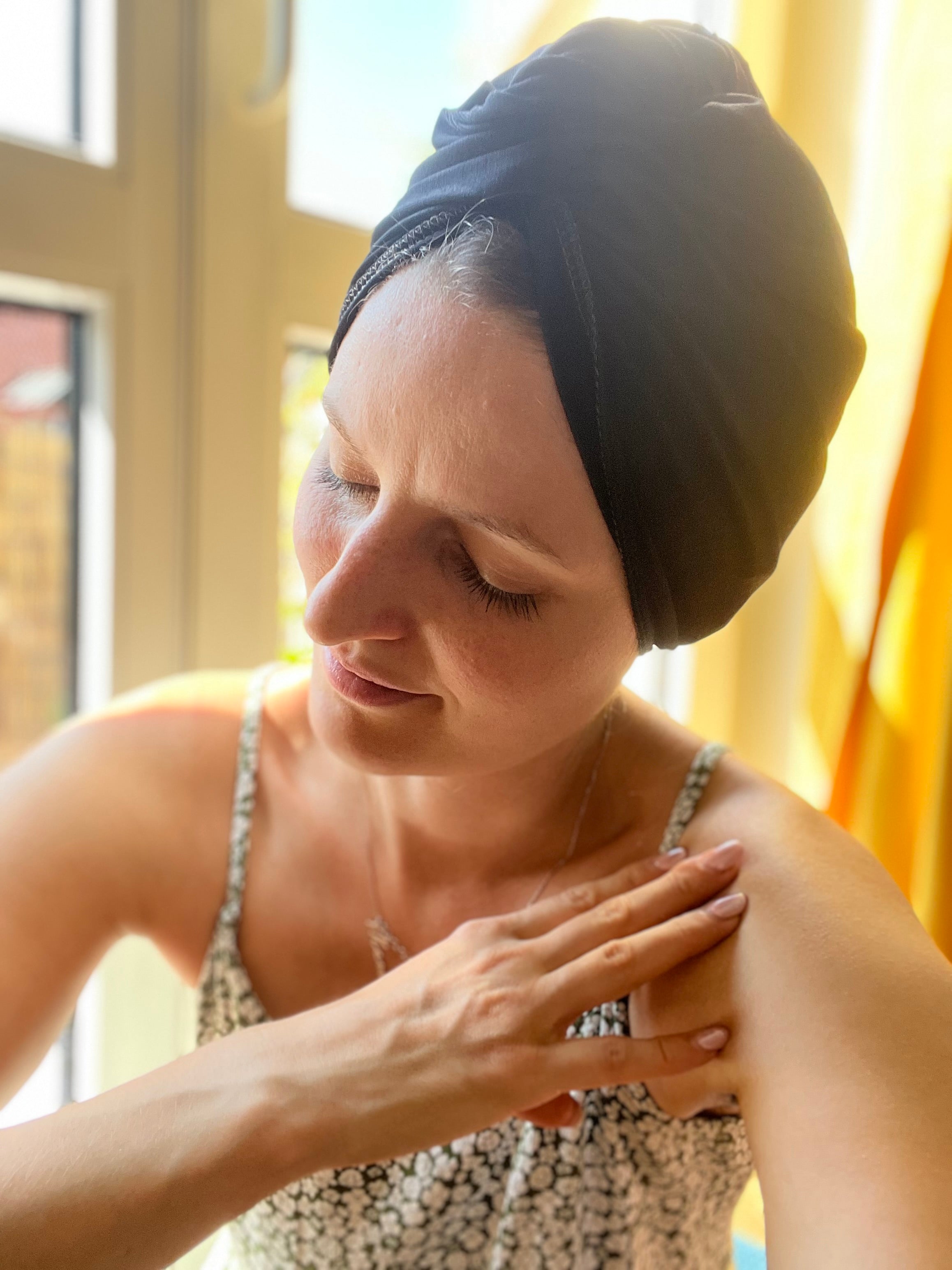 Bambus Turban-Handtuch – sanft & pflegend, ideal zum Haare-Plopping