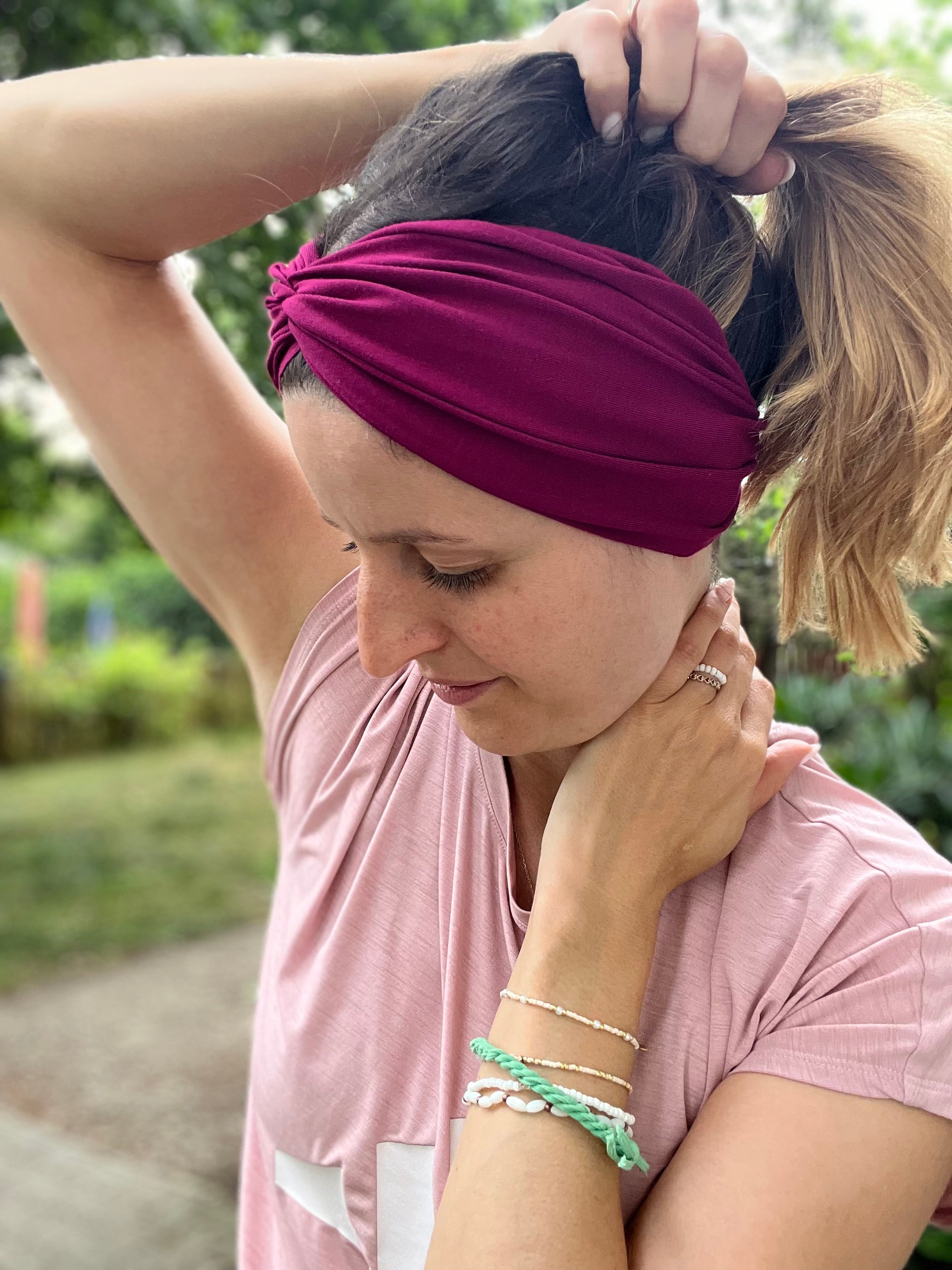 Bambus Twist Haarband – weich & rutschfest