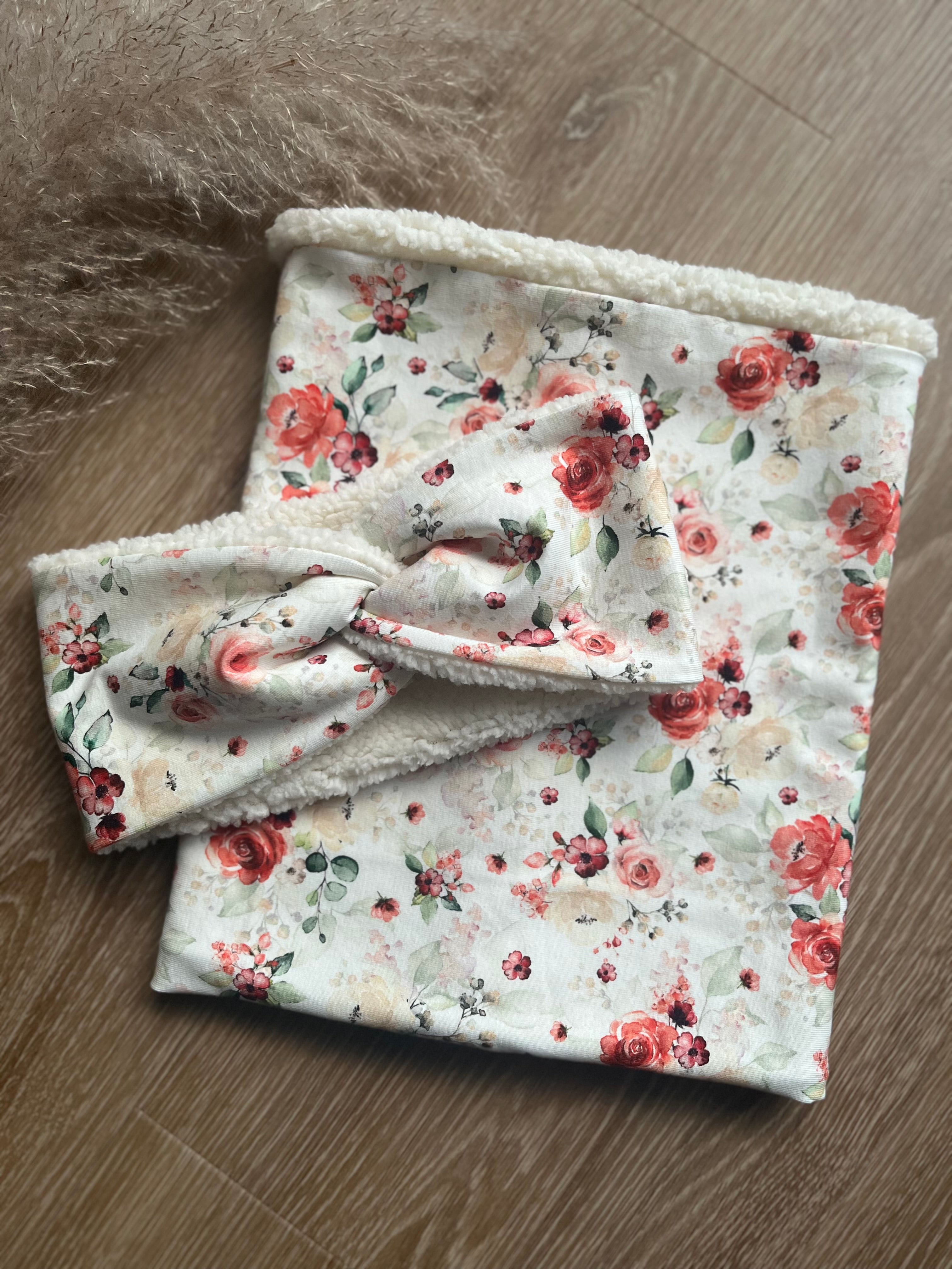 Set Bandeau Stirnband & Loopschal – komfortabel & gefüttert