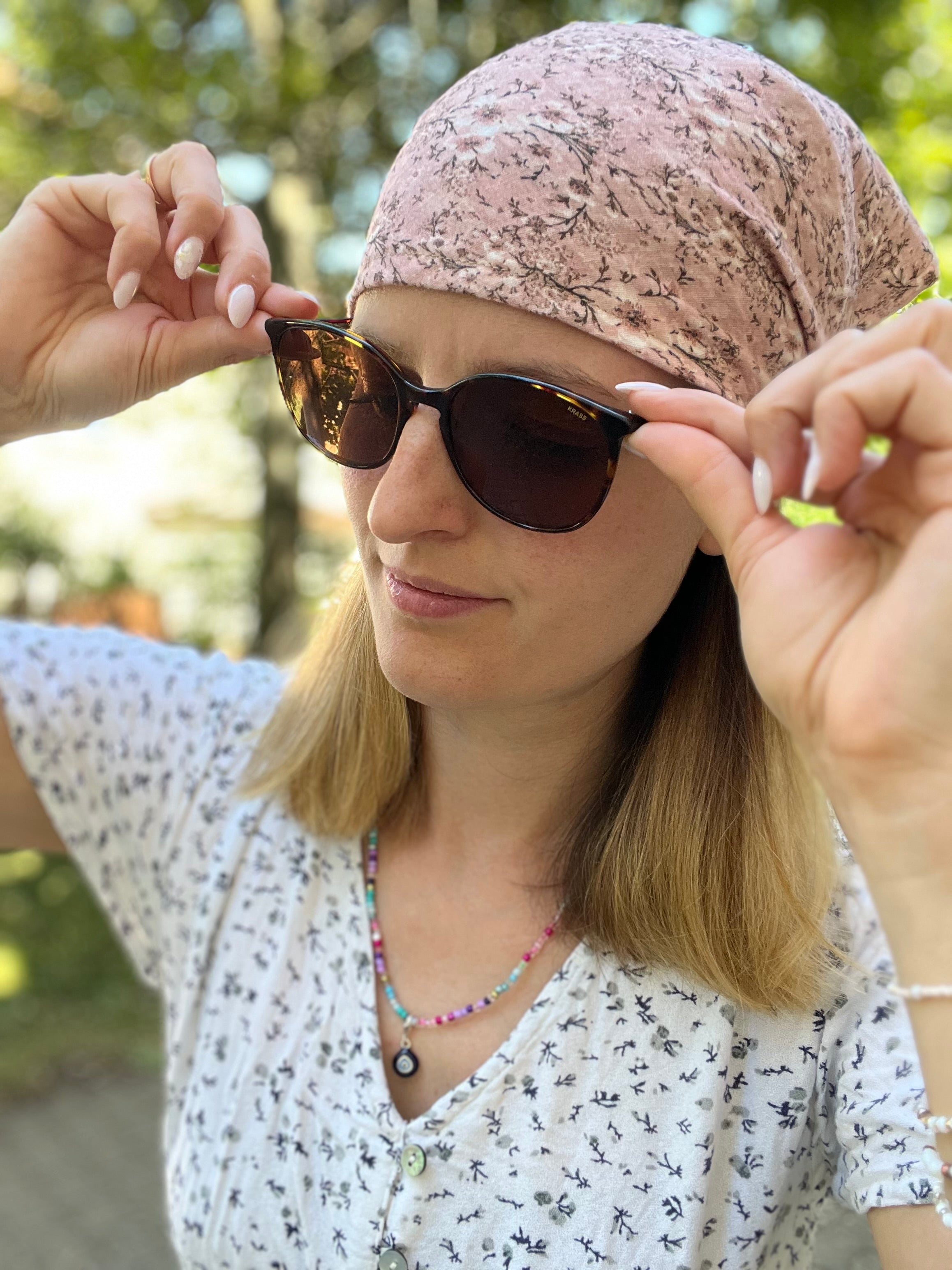 Musselin Kopftuch „LOTTA“ zum binden,