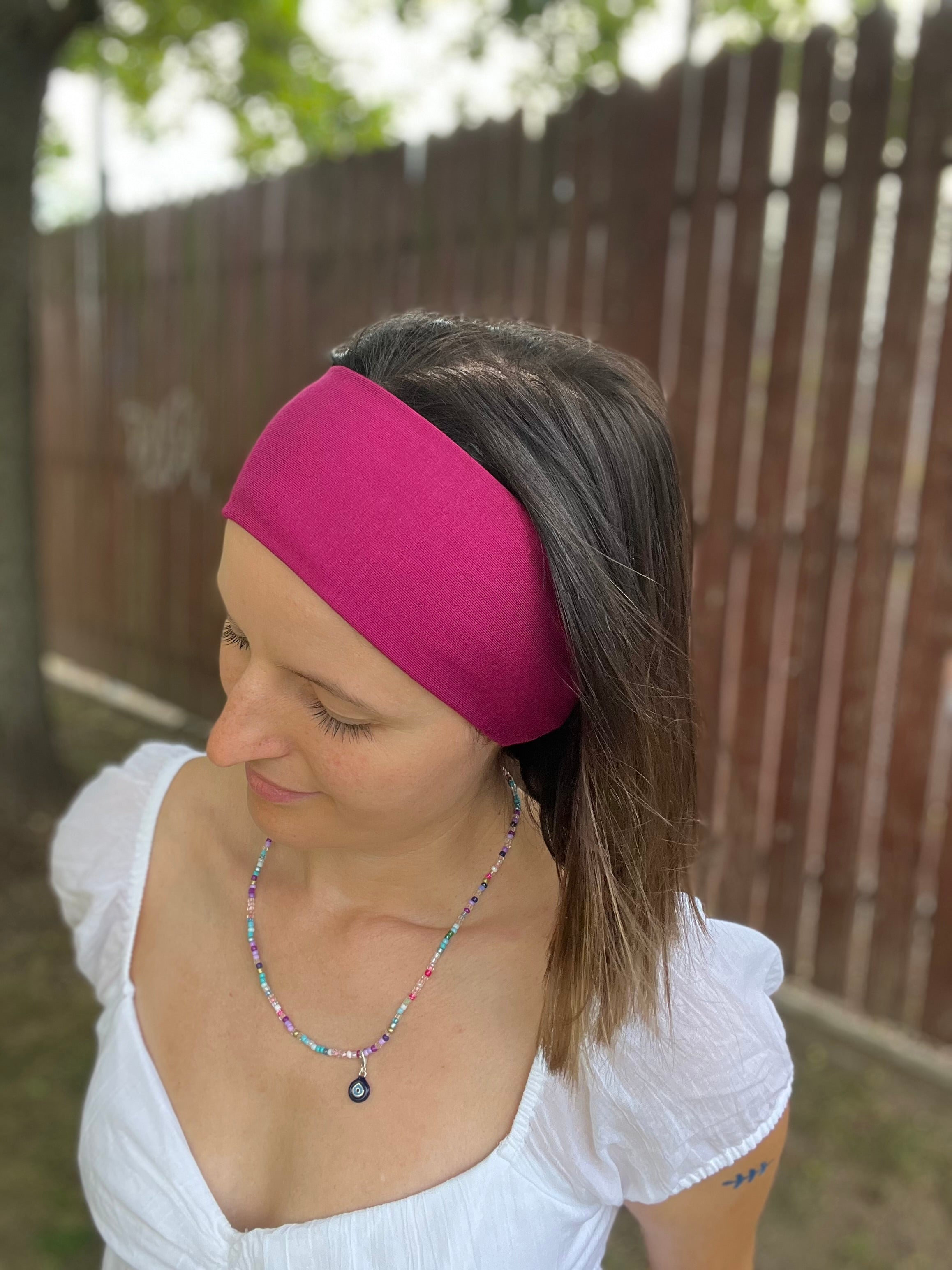 Bambus Yoga Haarband in 9cm – bequem & flexibel