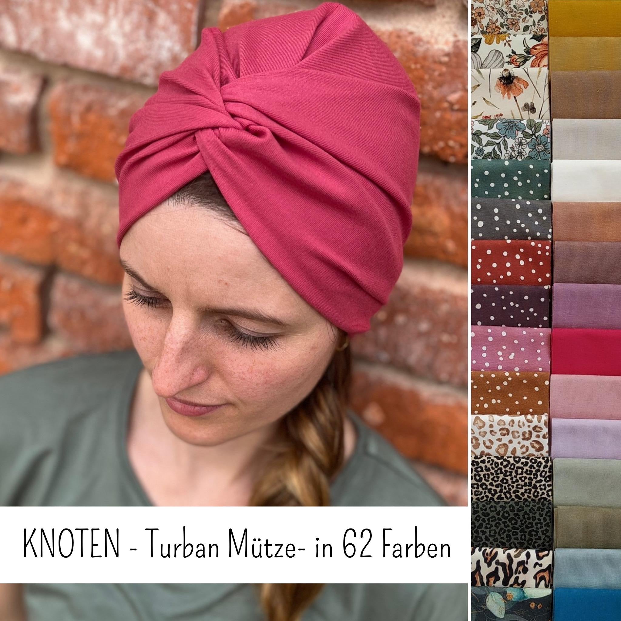 Knoten Turban mütze