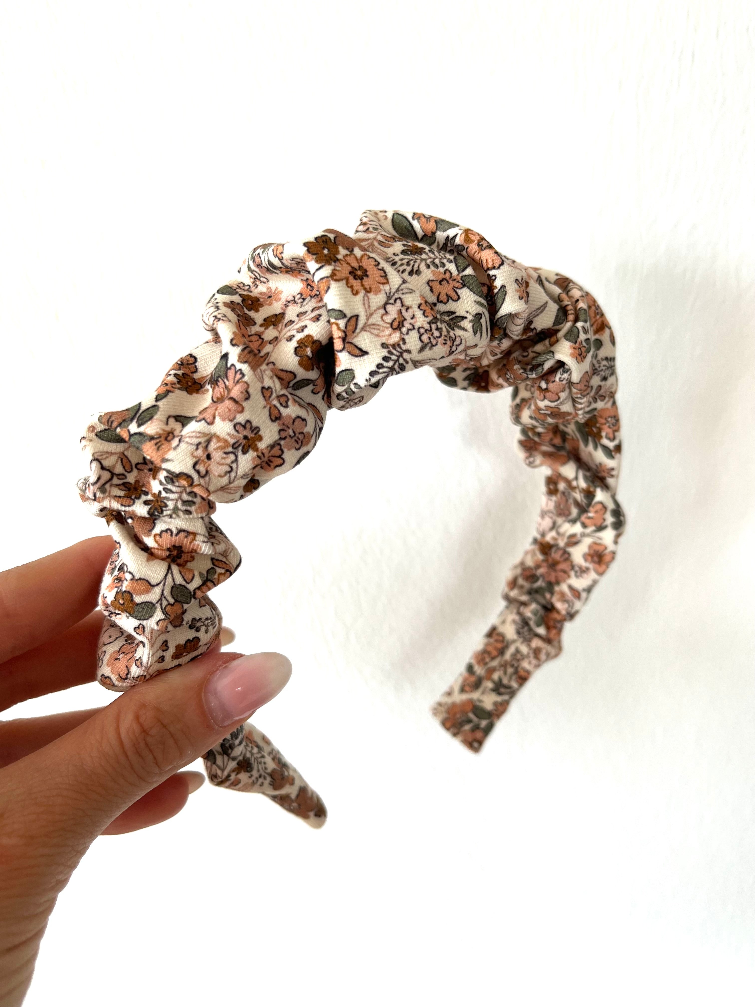 Haarreifen gerafft Breit – weich & stylisch