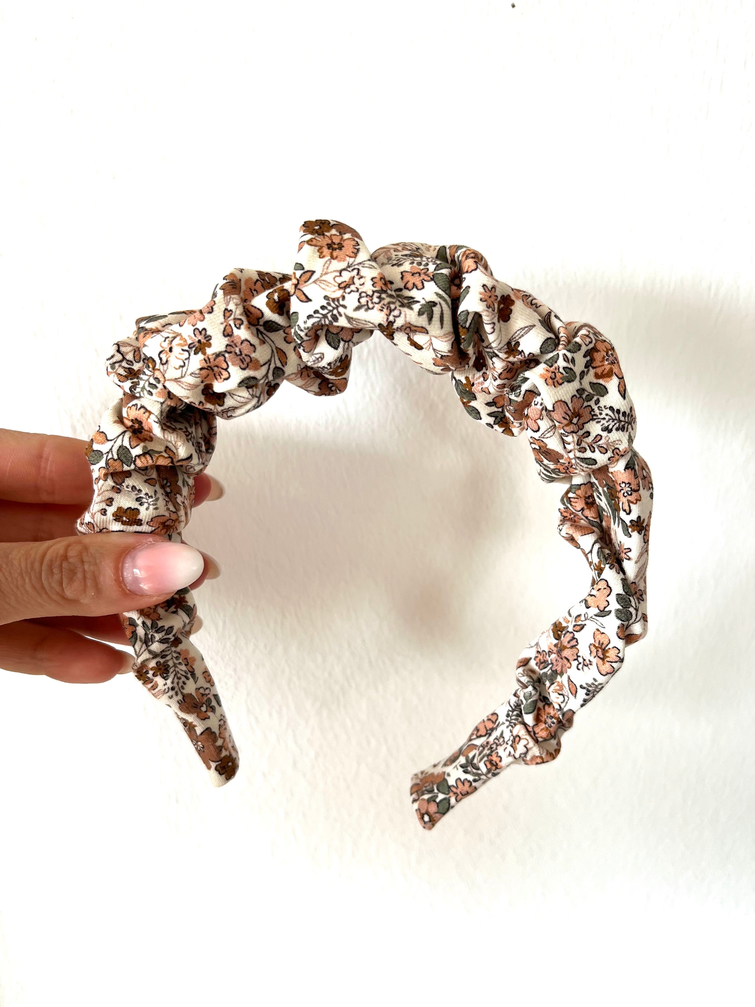 Haarreifen gerafft Breit – weich & stylisch