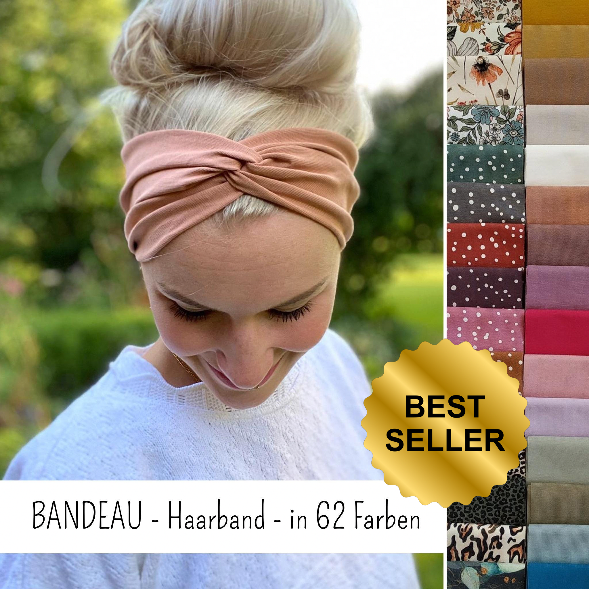 BANDEAU Haarband in 12cm