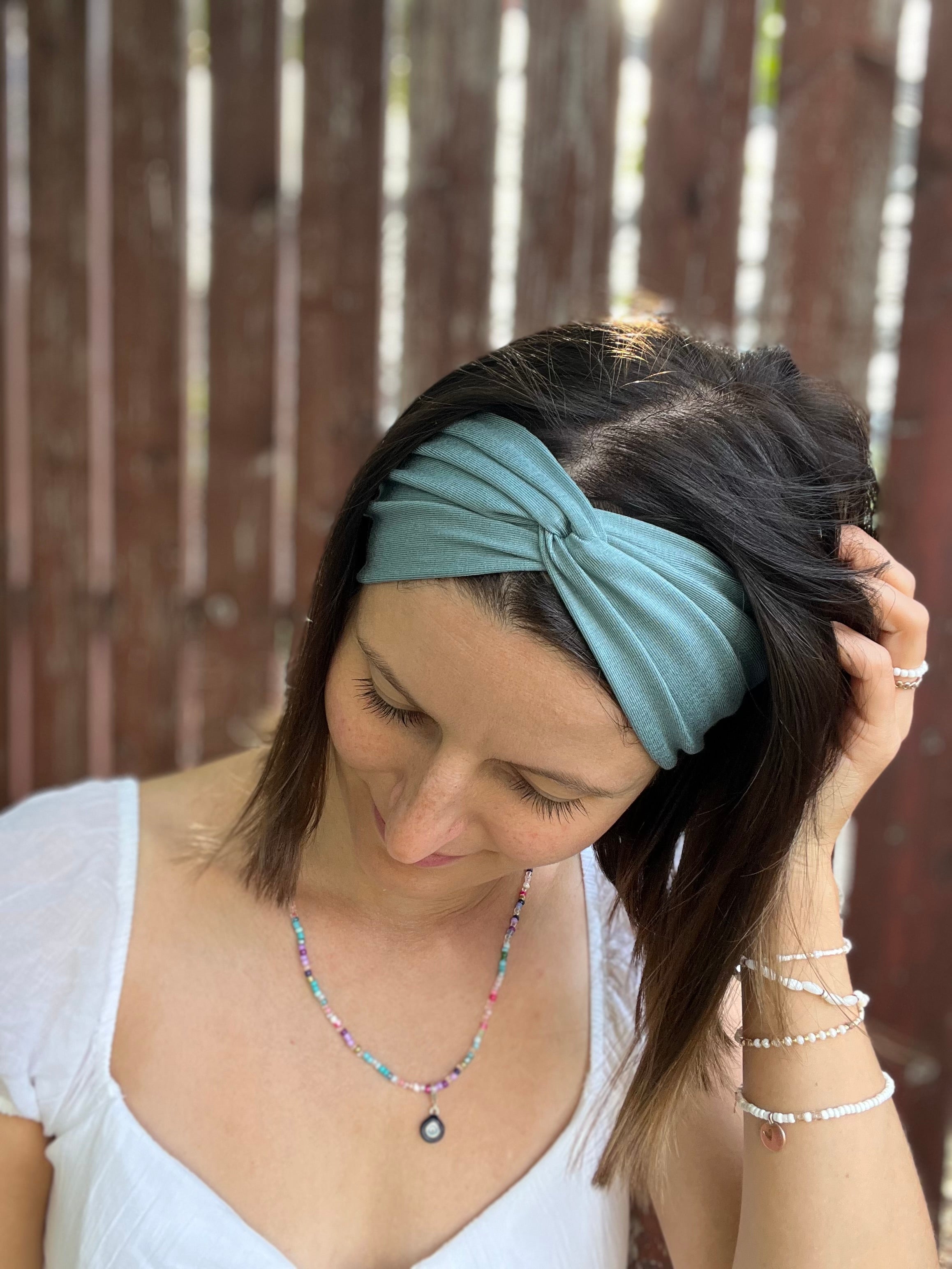 Neu-> Bambus Bandeau Haarband in 12cm