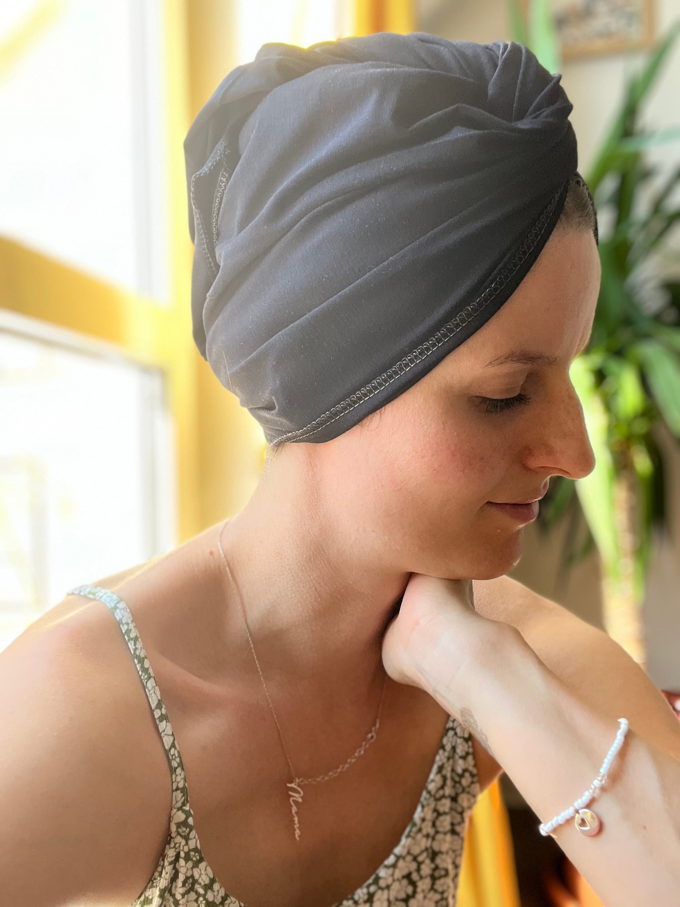 Bambus Turban-Handtuch – sanft & pflegend, ideal zum Haare-Plopping
