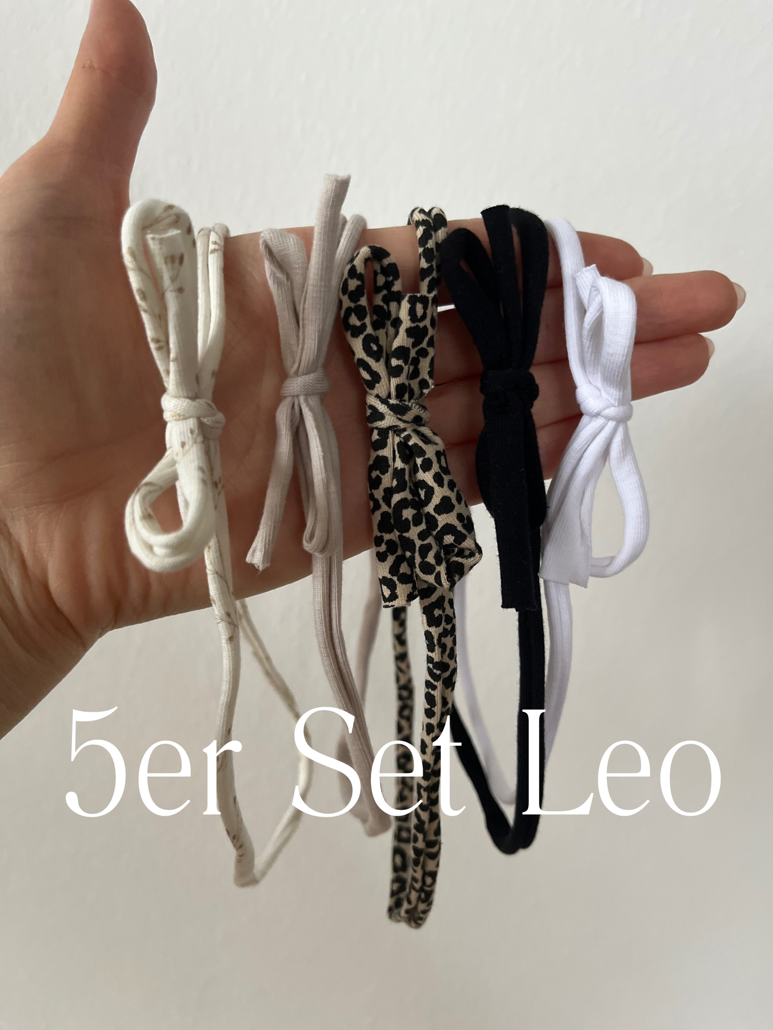5er Sparset Mini Haarschleifen