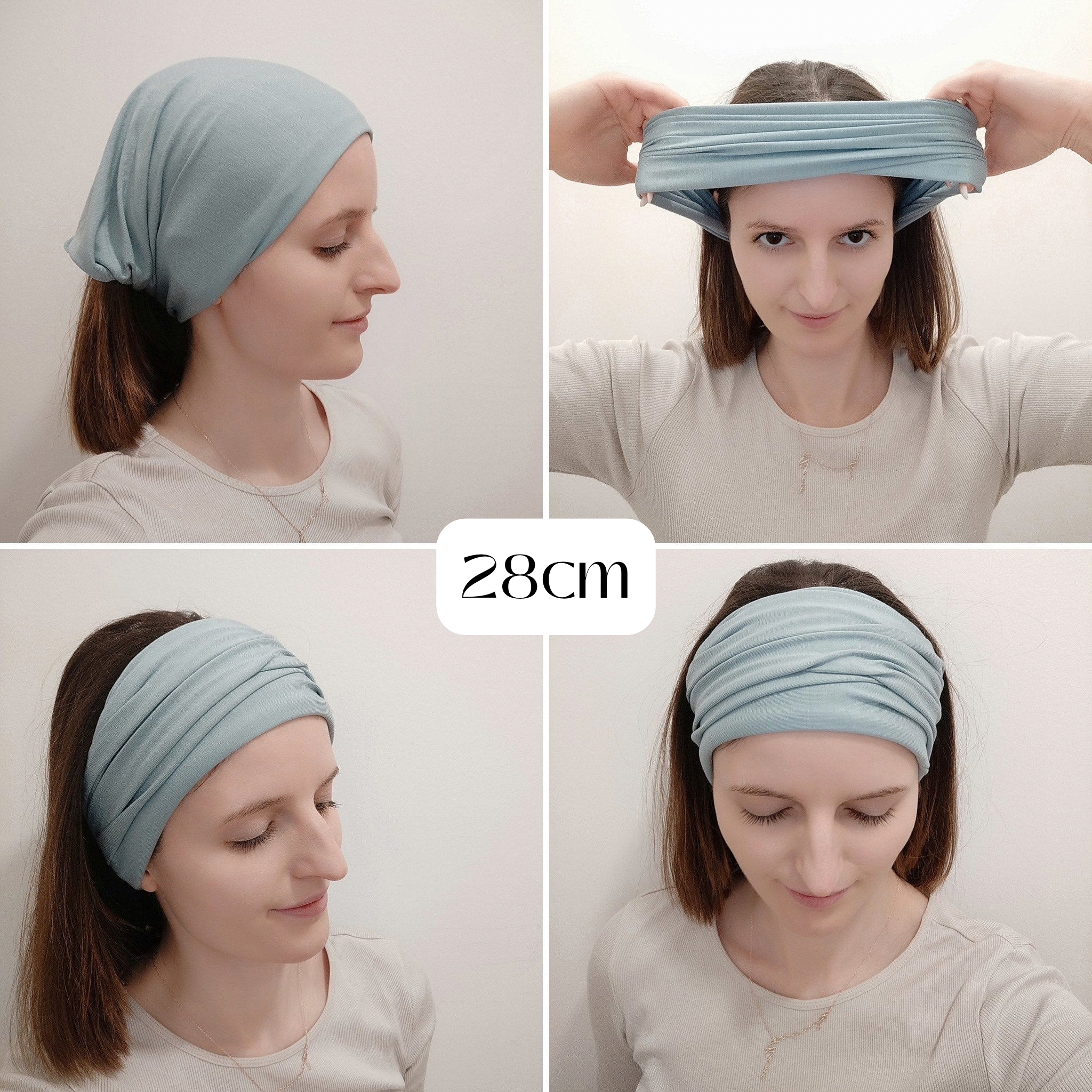 Bambus Yoga Haarband in 3 Breiten