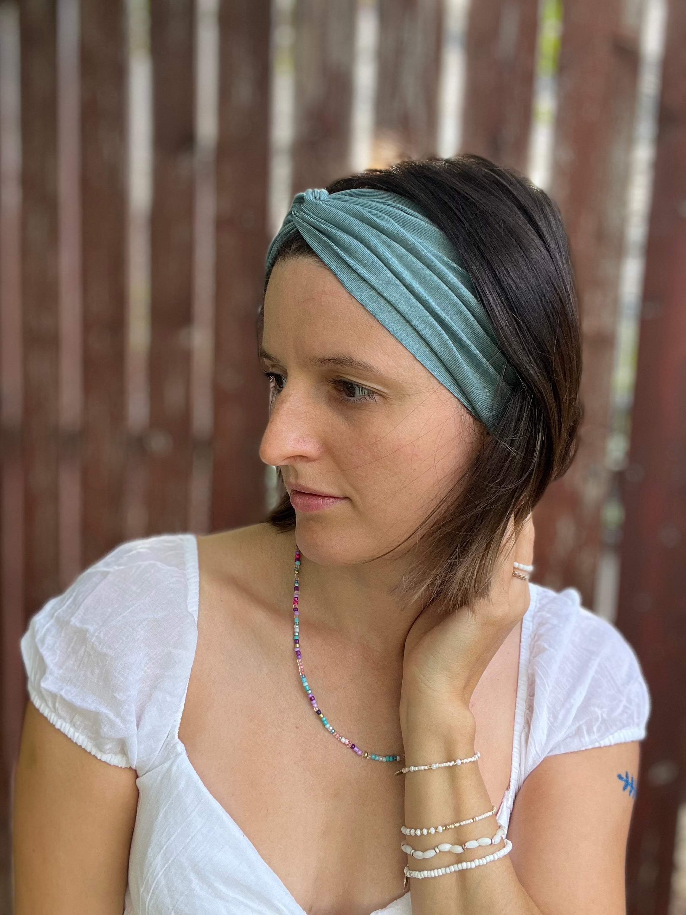Neu-> Bambus Bandeau Haarband in 16cm