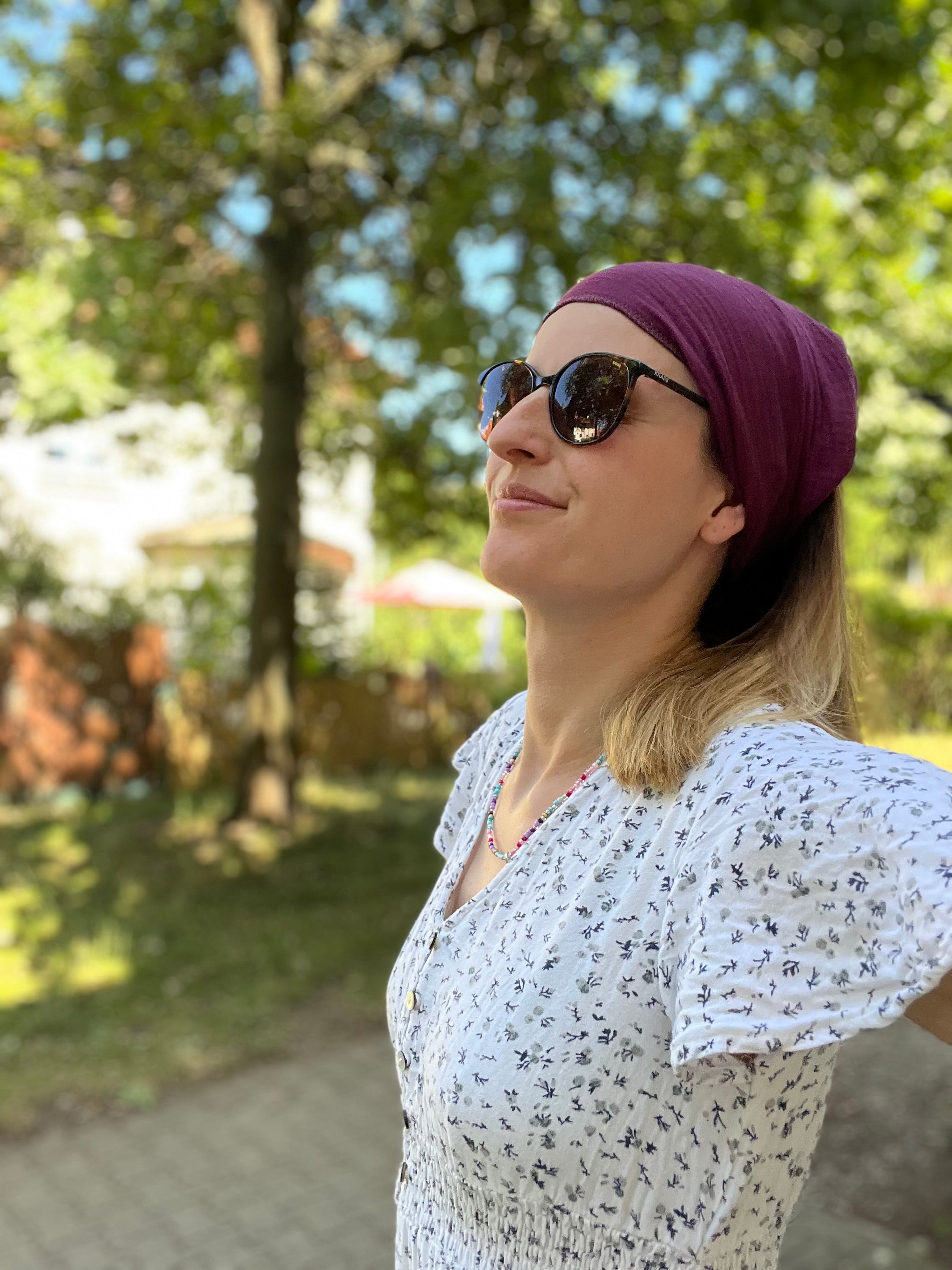 Cuty Musselin Kopftuch Bandana – angenehm & flexibel
