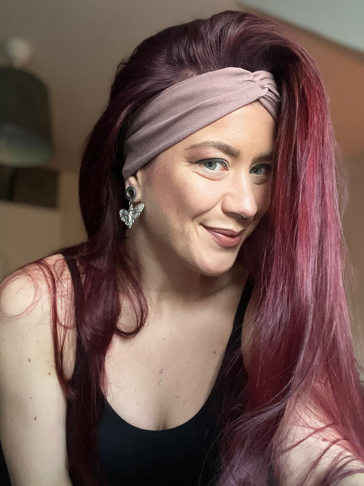 Bandeau Haarband 12 cm – einlagig, nahtlose Seitenkanten, Uni & Muster, Unisex 🌸✨