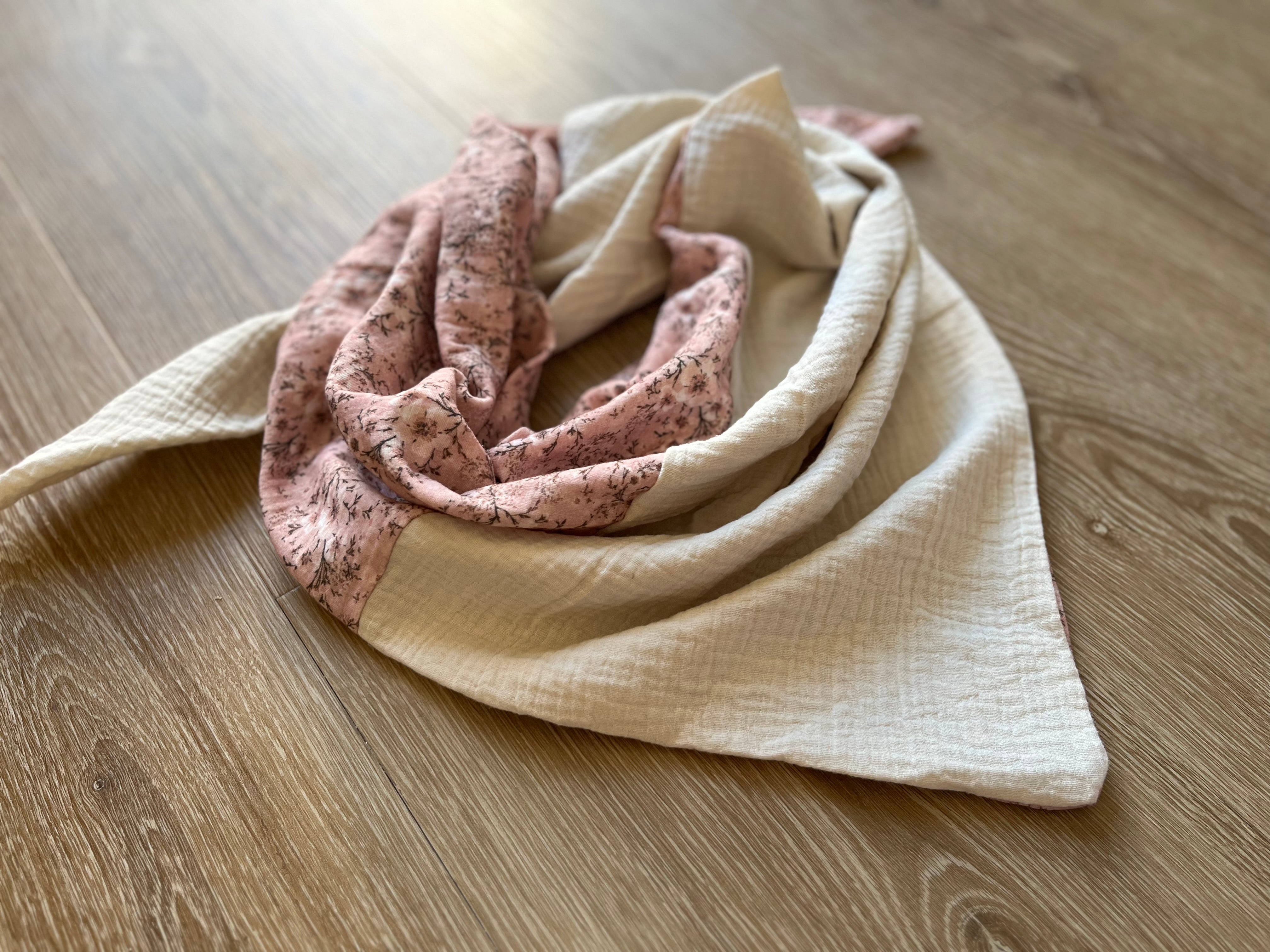 SIGNATUR Musselin Halstuch- Natur