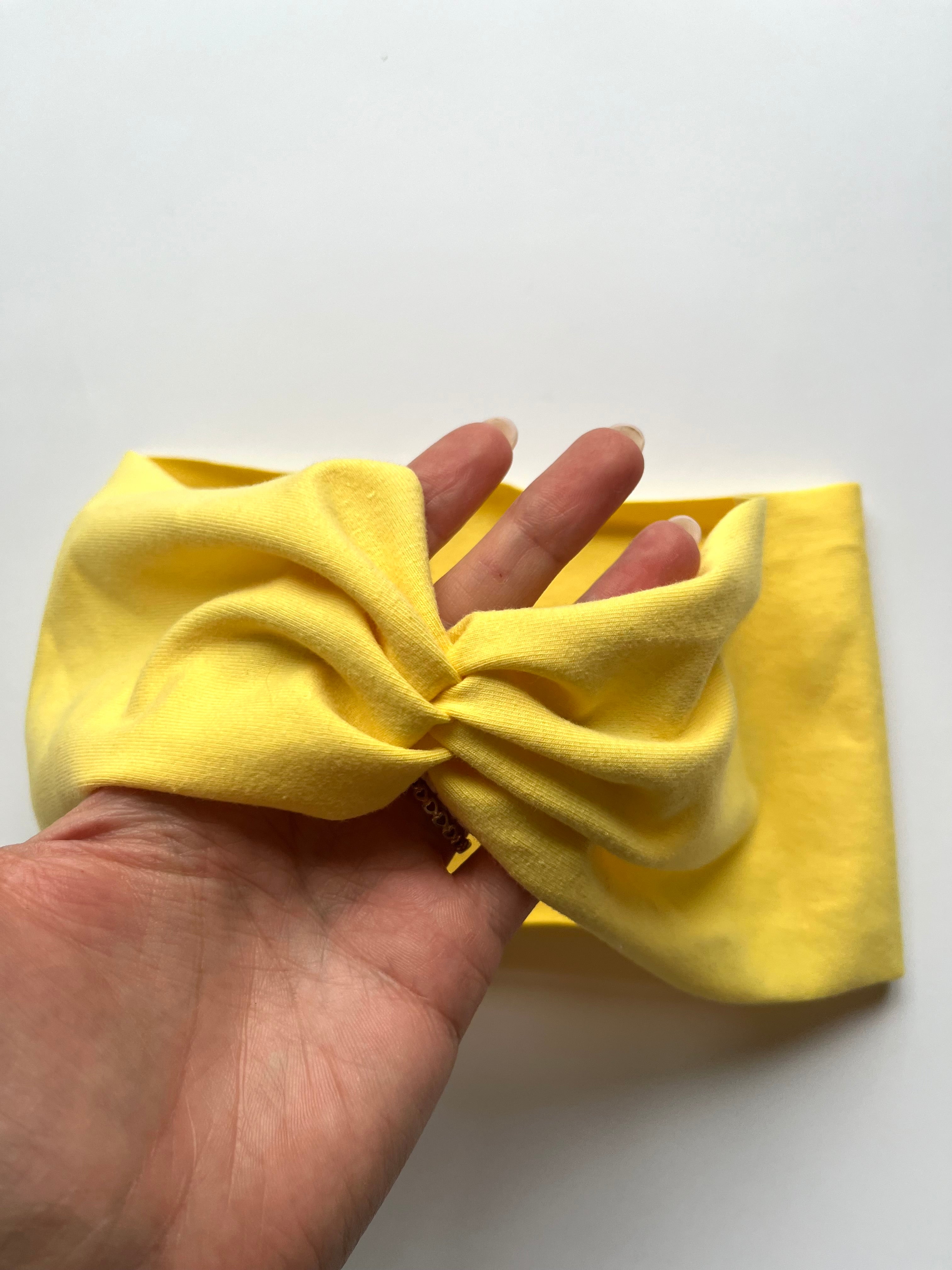 Twist Haarband in gelb