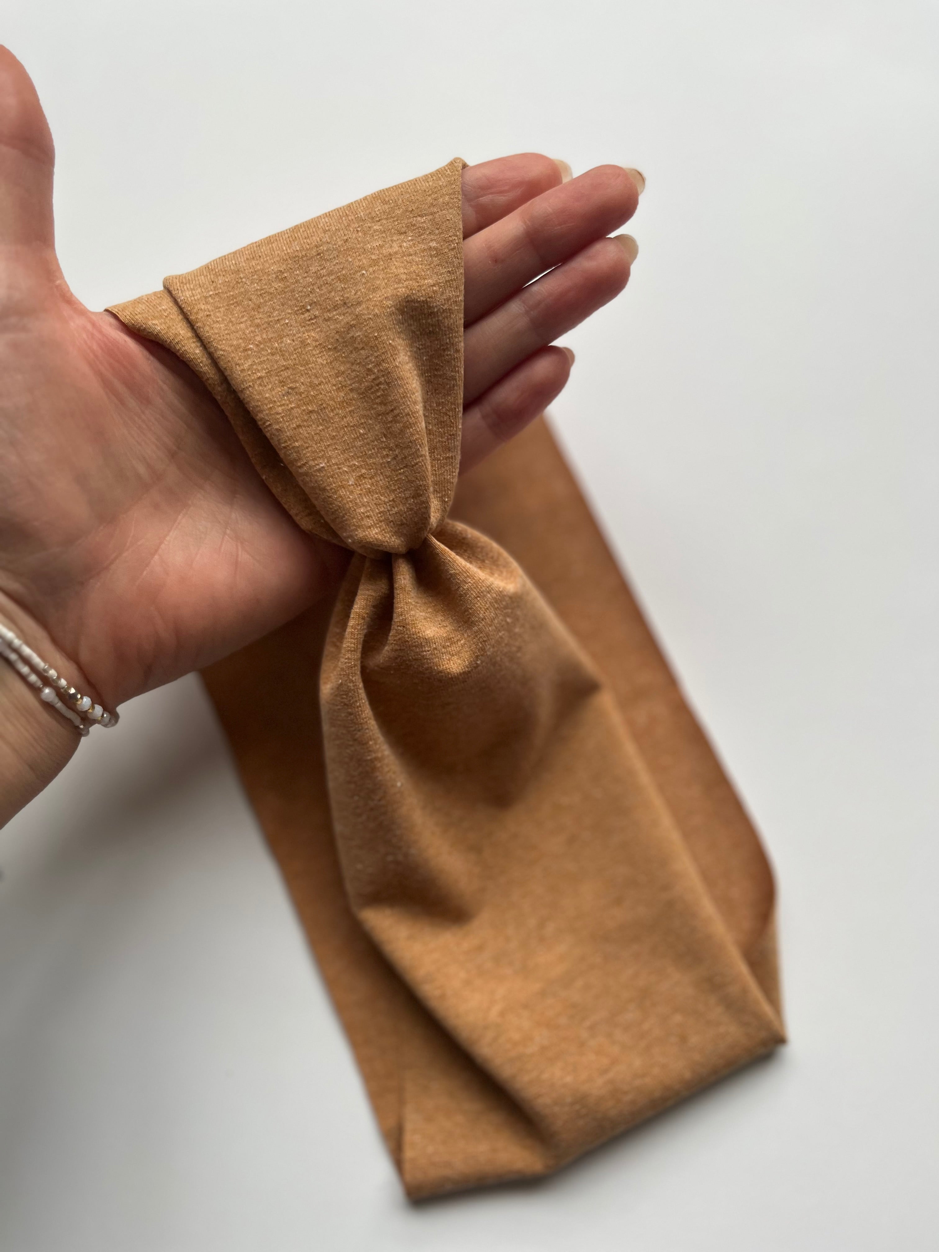 Twist Haarband in ocre