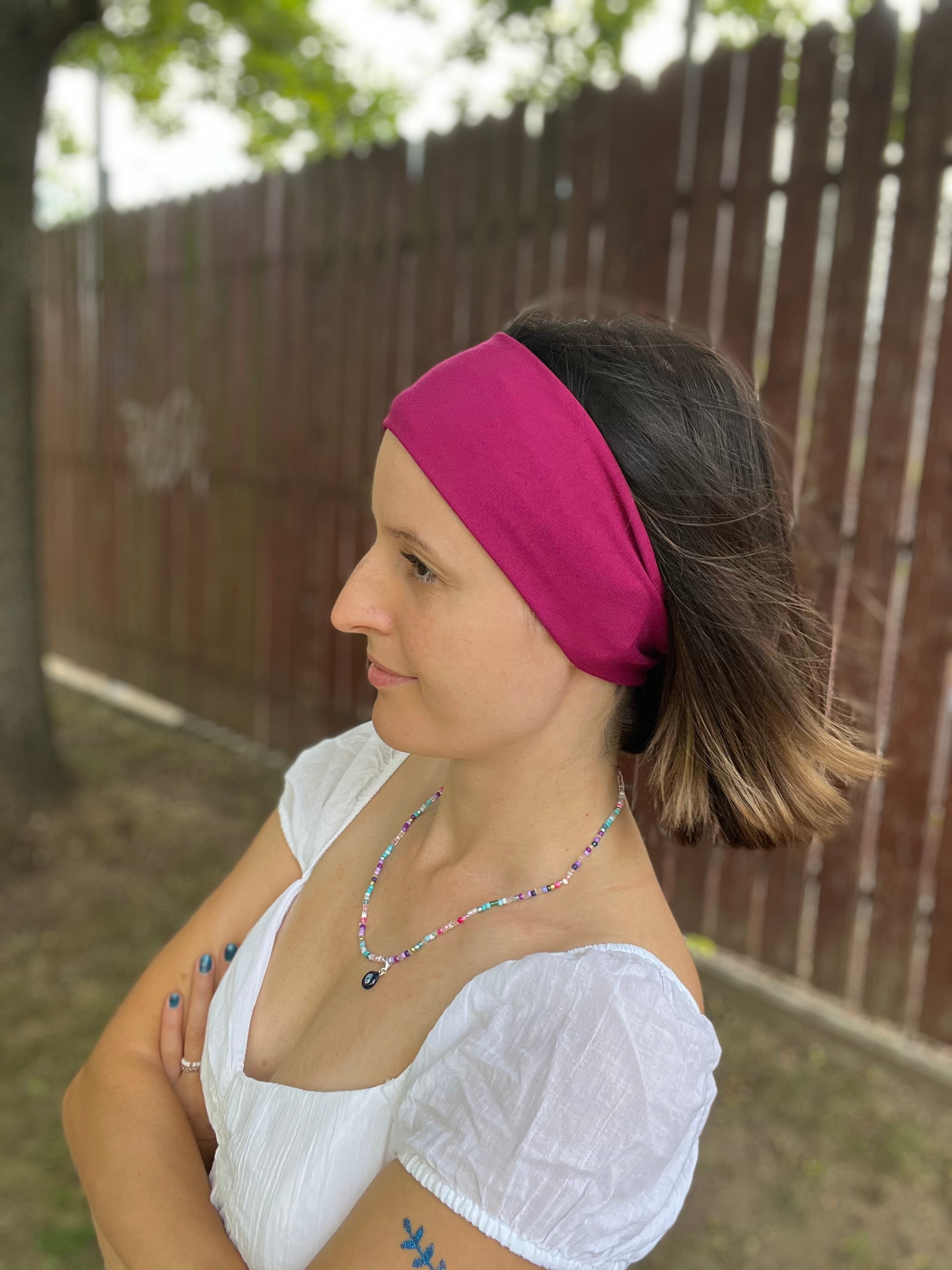 Bambus Yoga Haarband in 9cm – bequem & flexibel