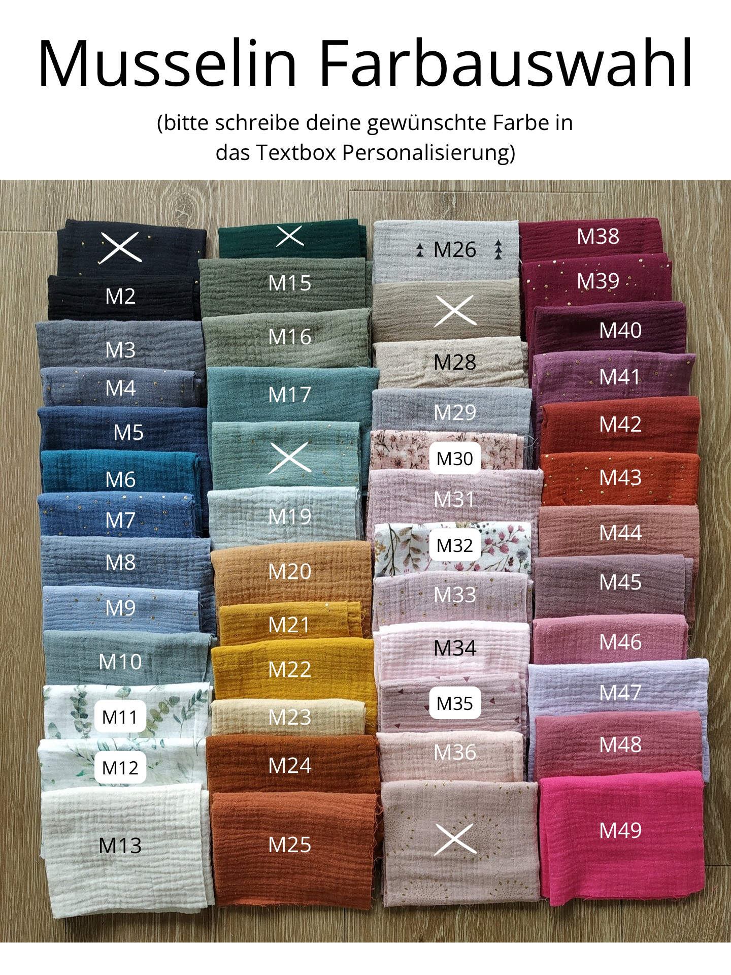Musselin Bandeau Haarband – weich & angenehm
