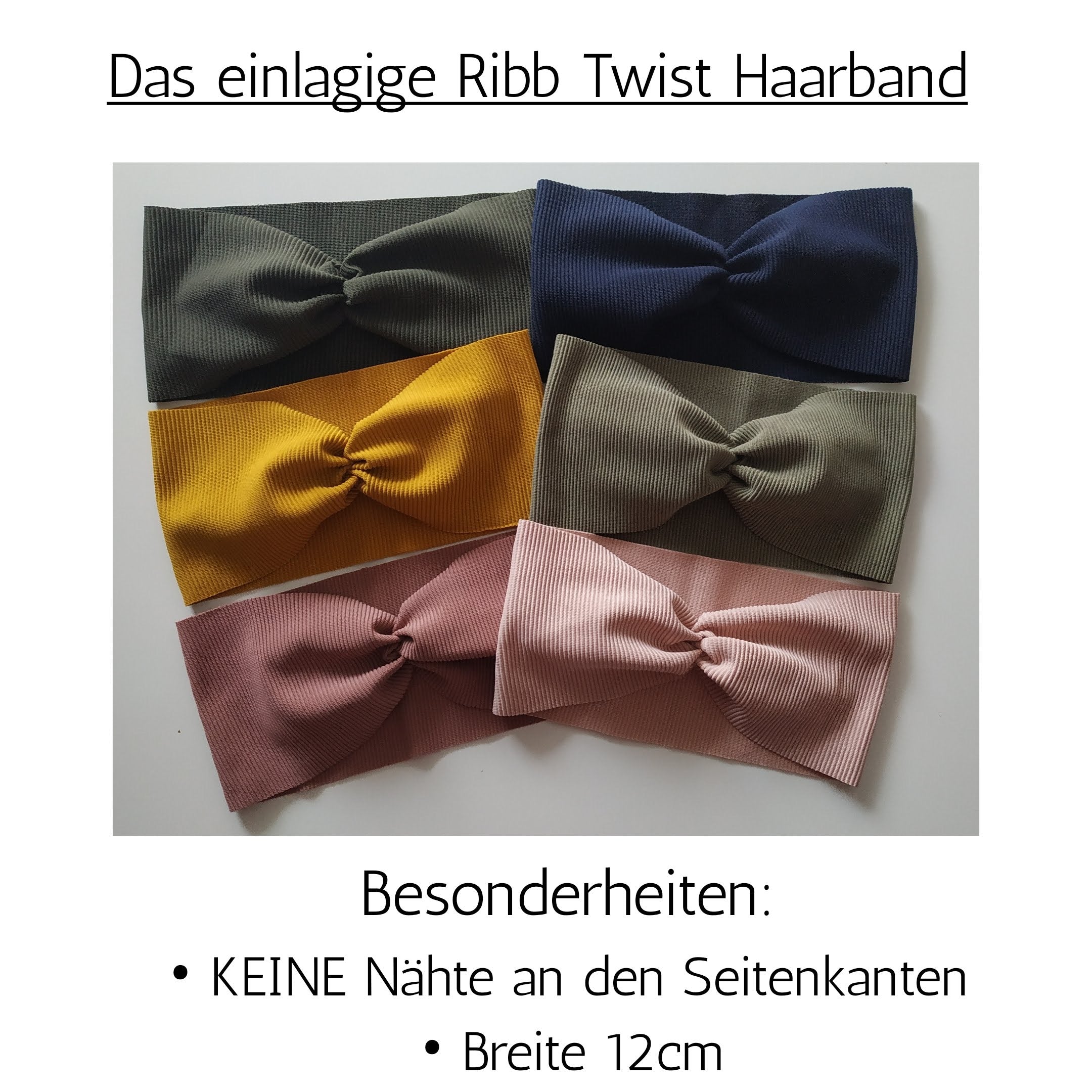 RIBB Twist Haarband in 12cm