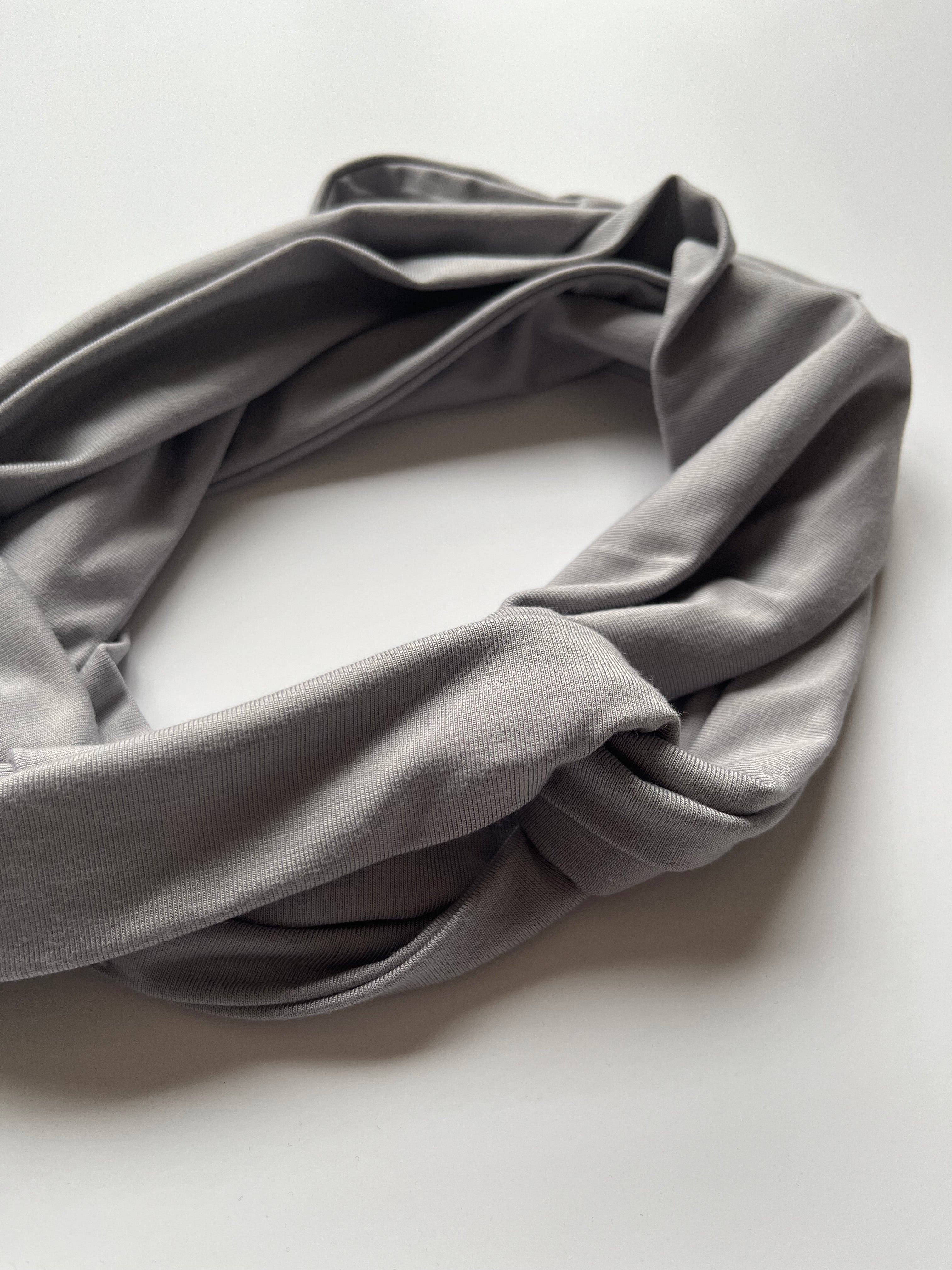 BAMBUS Bindehaarband in grau