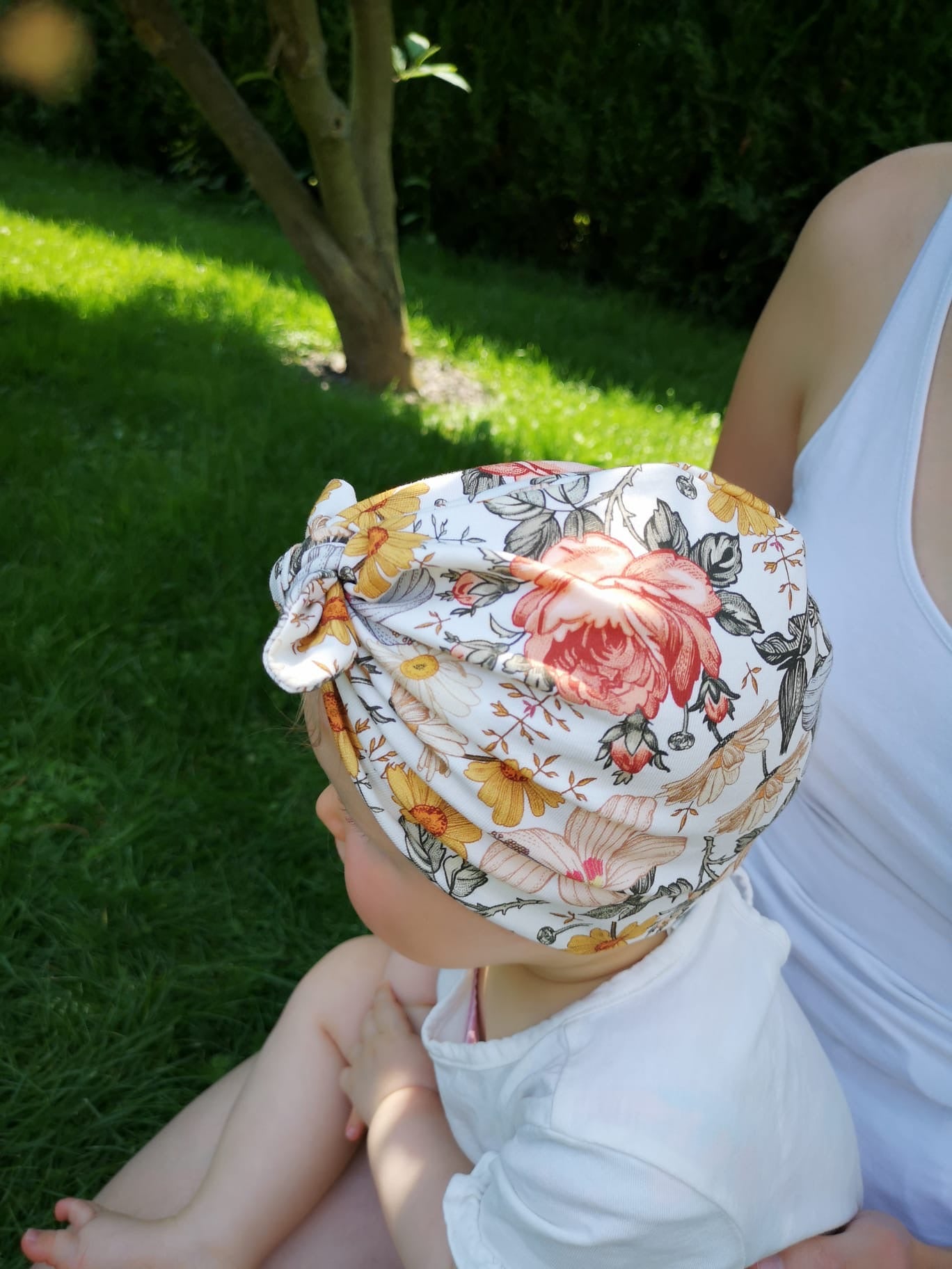 Turban mit Schleife - weiches Kopfbündchen - stylisch & komfortabel