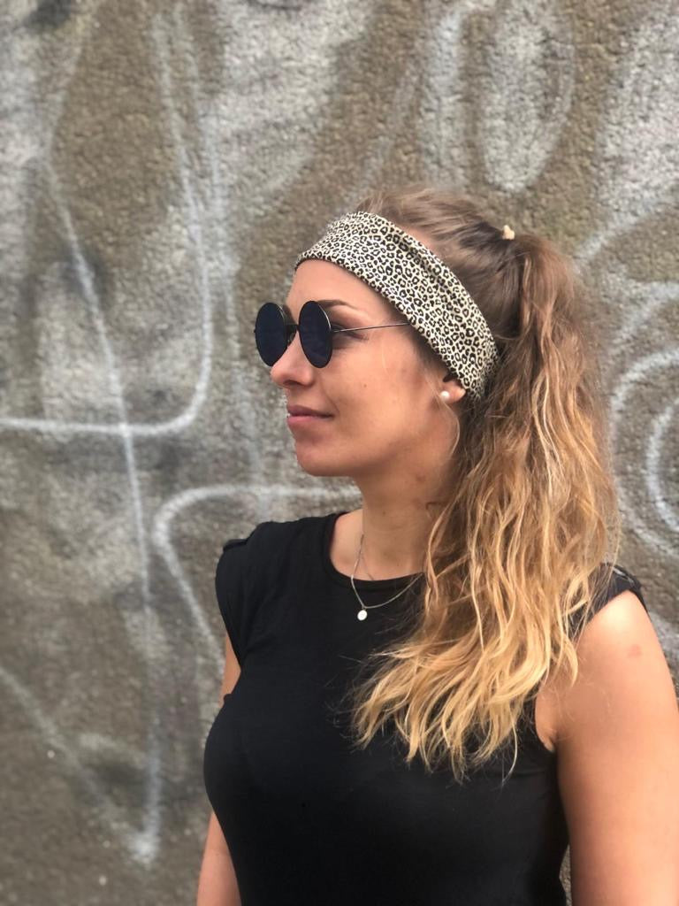 Yoga Haarband Baumwolljersey – flexibel & leicht