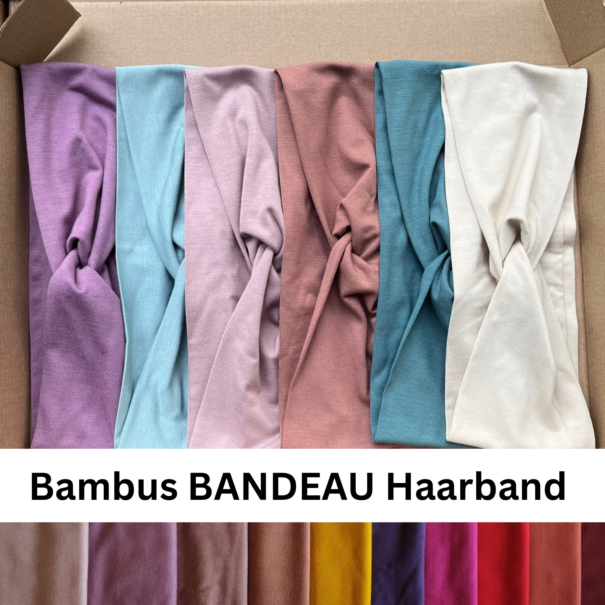 Bambus Bandeau Haarband - bequem & flexibel