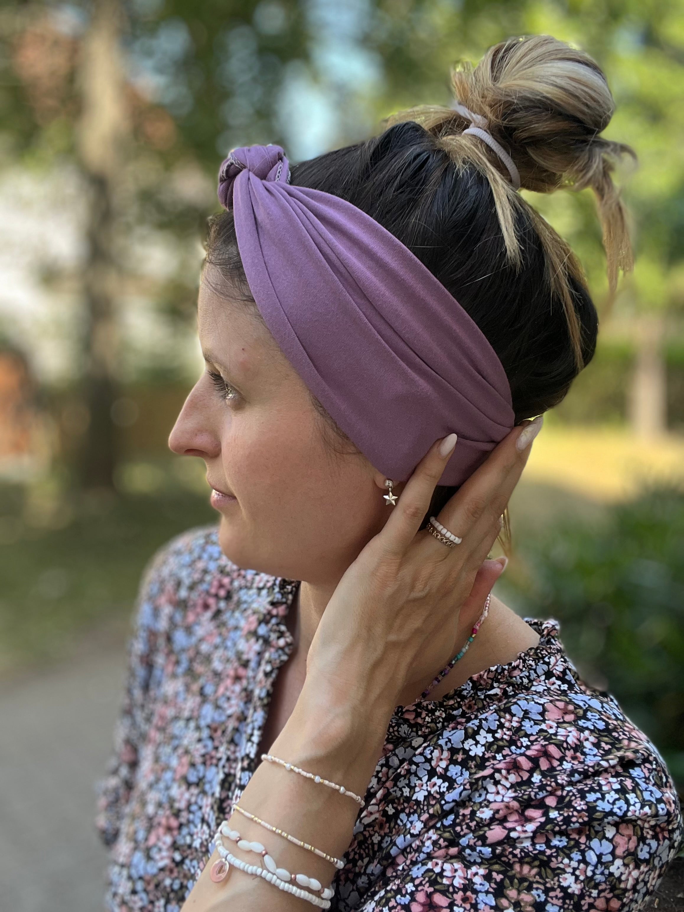 kurzes CUTY Bambus BINDEHAARBAND