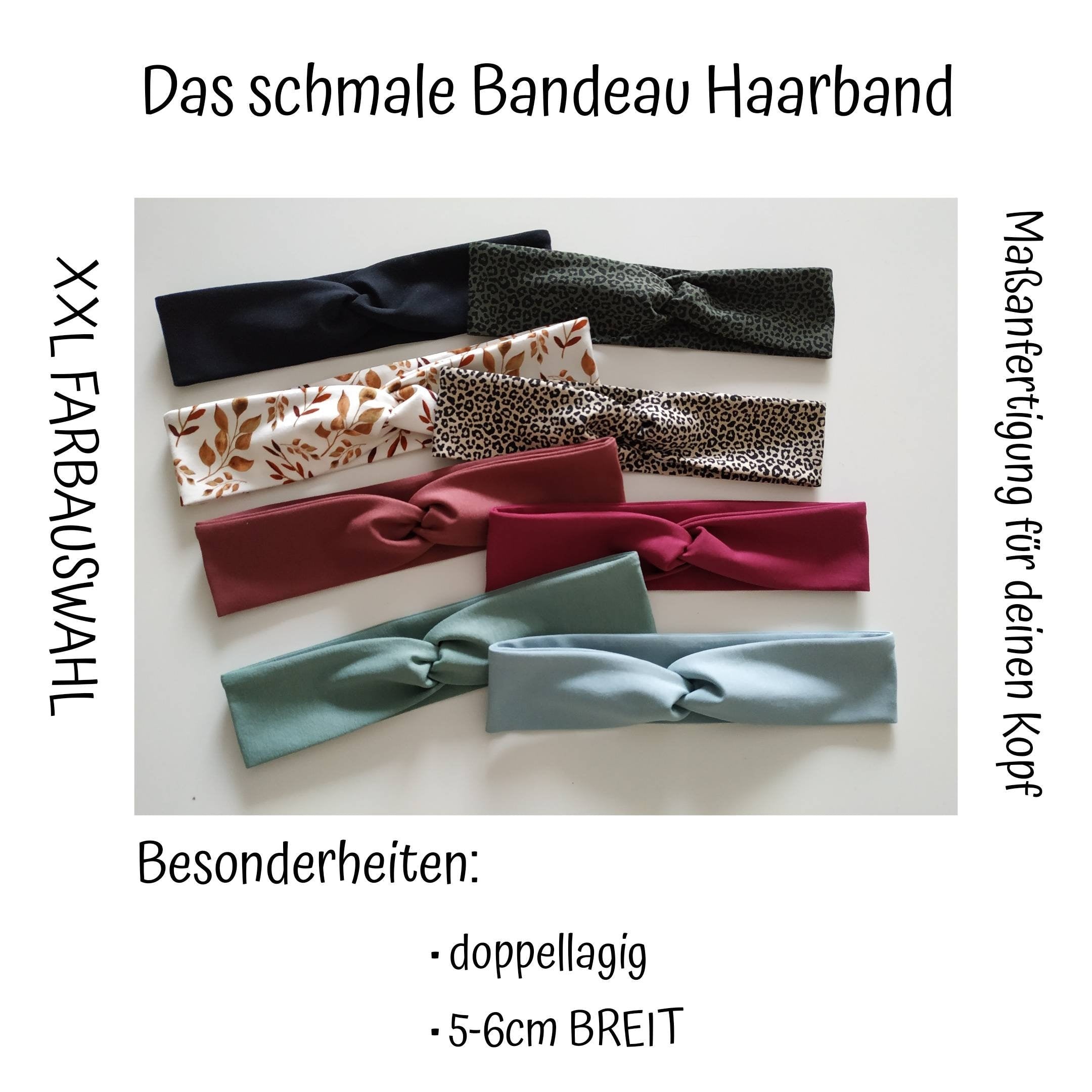 Bandeau Knoten Haarband schmal – bequem & stylisch