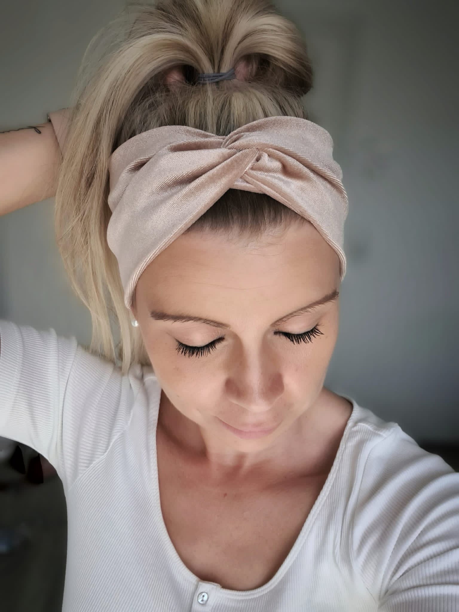 Samt Stirnband – warm & komfortabel