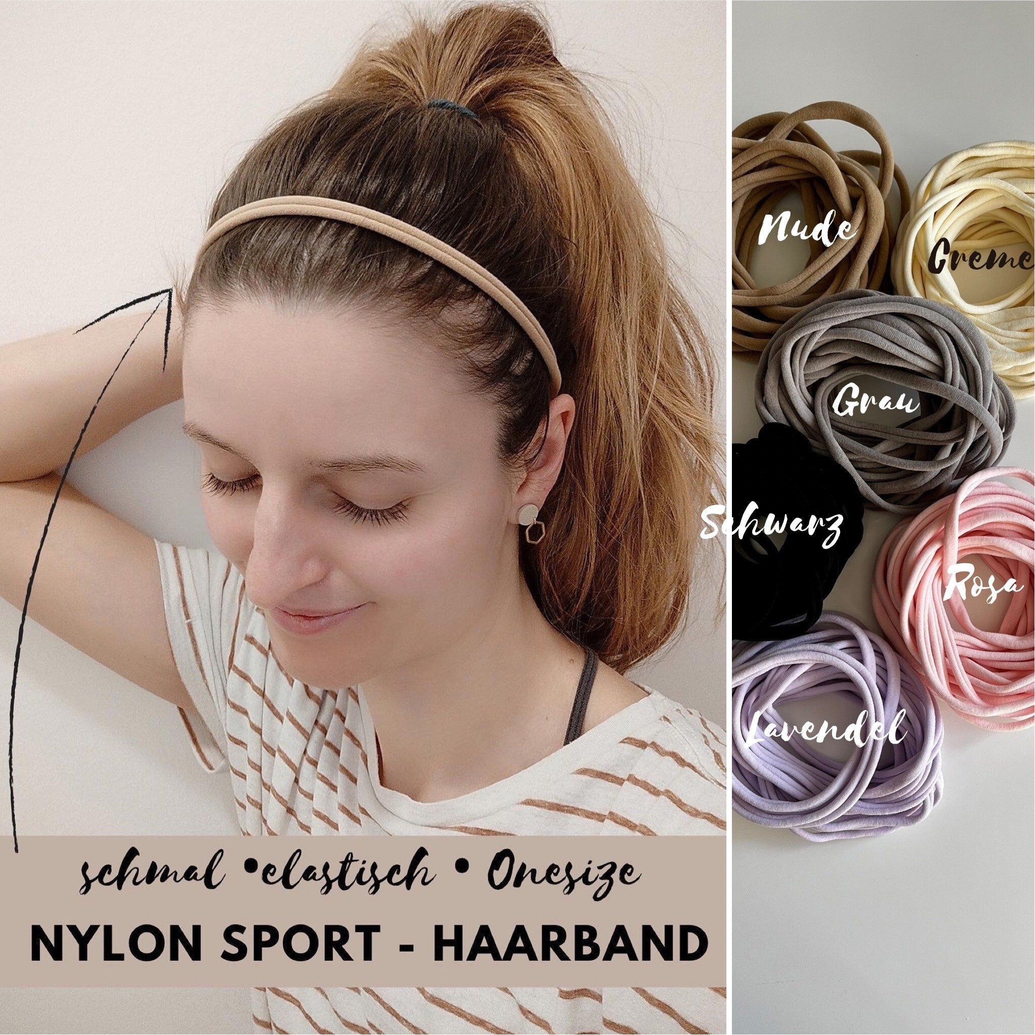 NYLON Sport Haarband & Haargummi