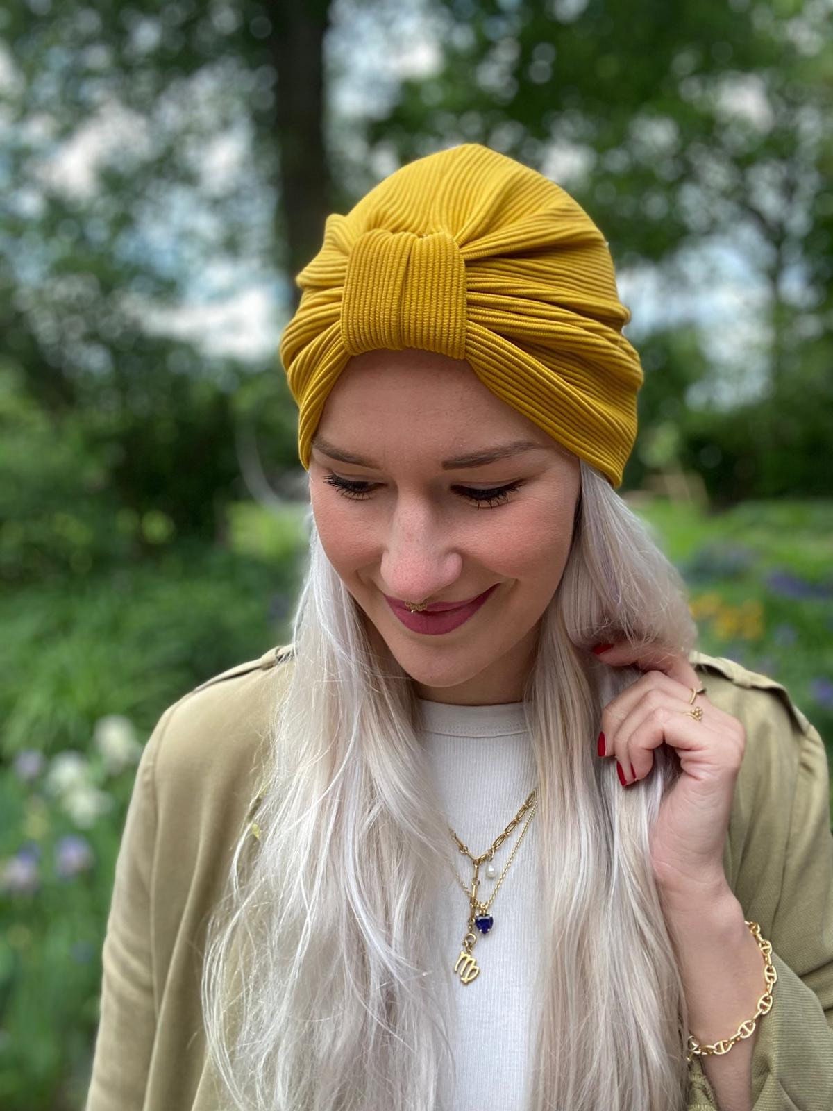 Klassische RIBB Turban Mütze