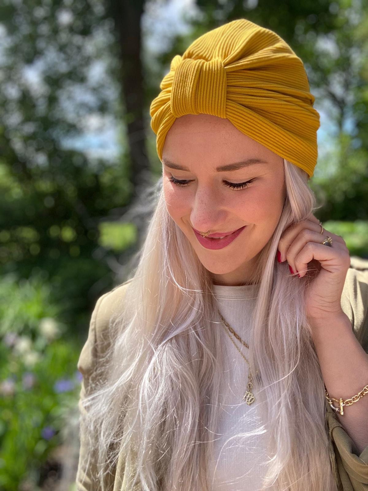 Klassische RIBB Turban Mütze