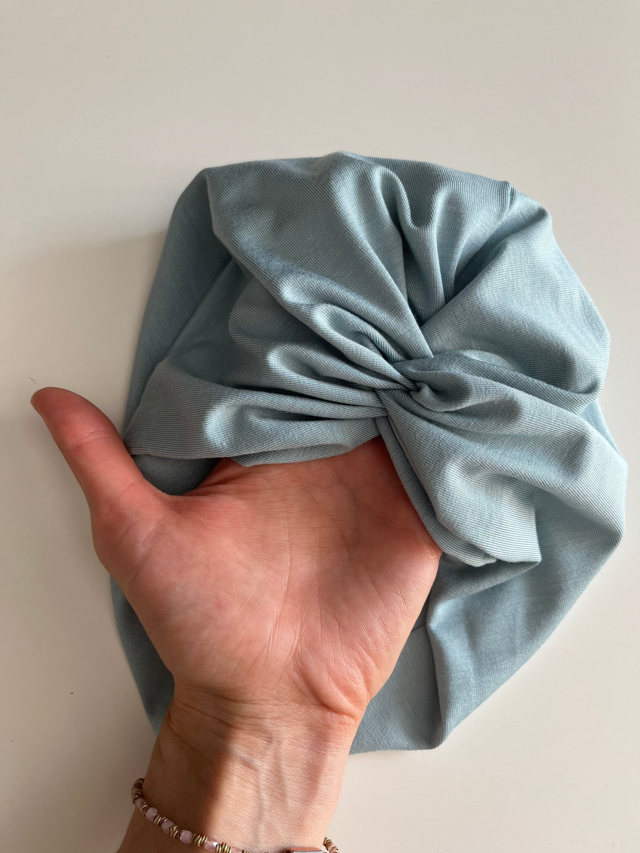 Bambus Twist-Turban-Mütze – weich & flexibel, Chemo geeignet