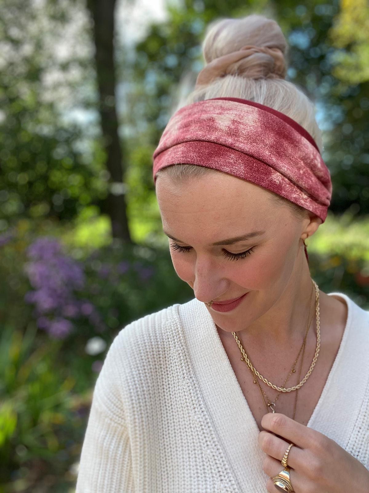 Batik Haarband zum binden