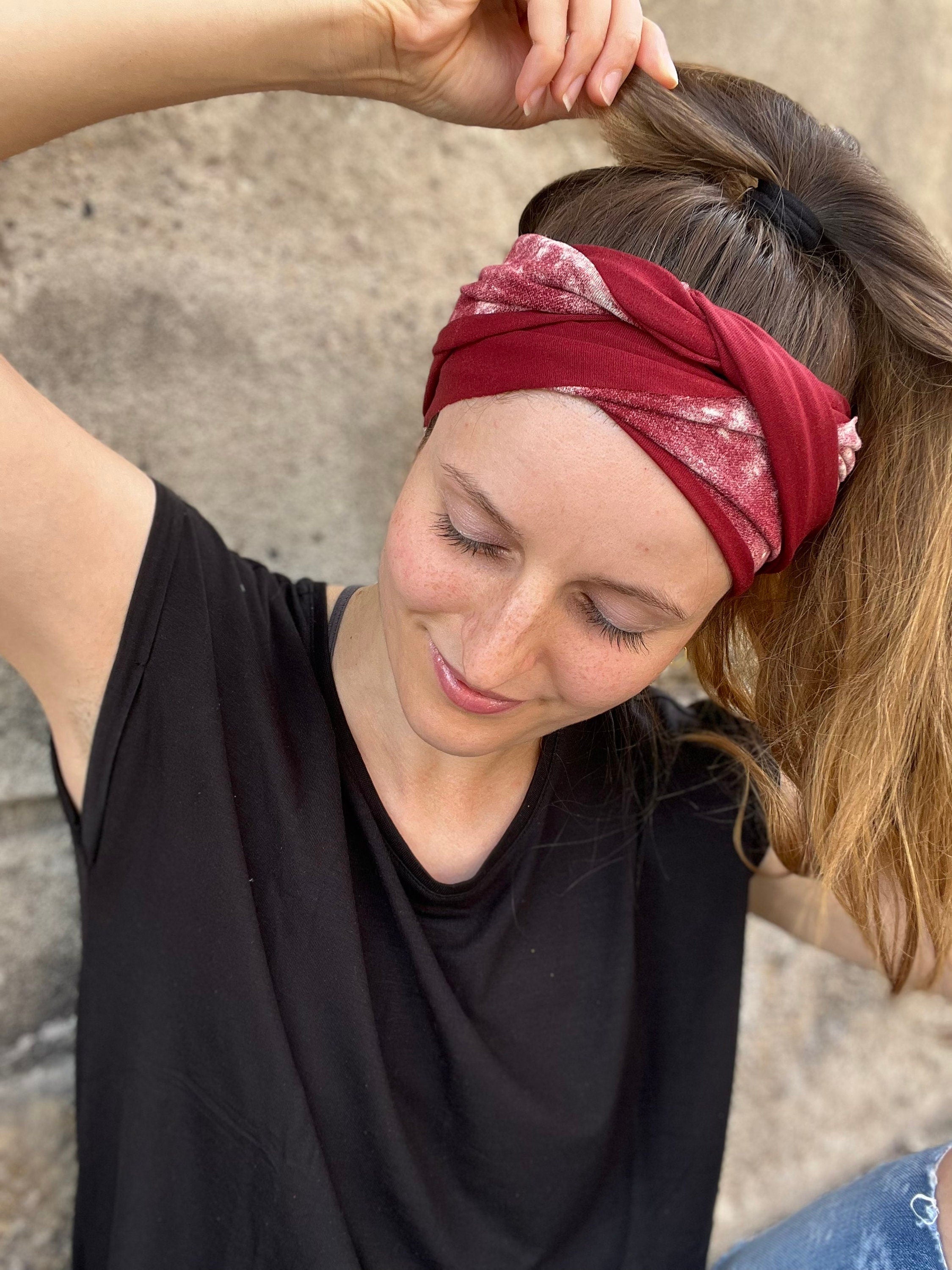 Batik Haarband zum binden