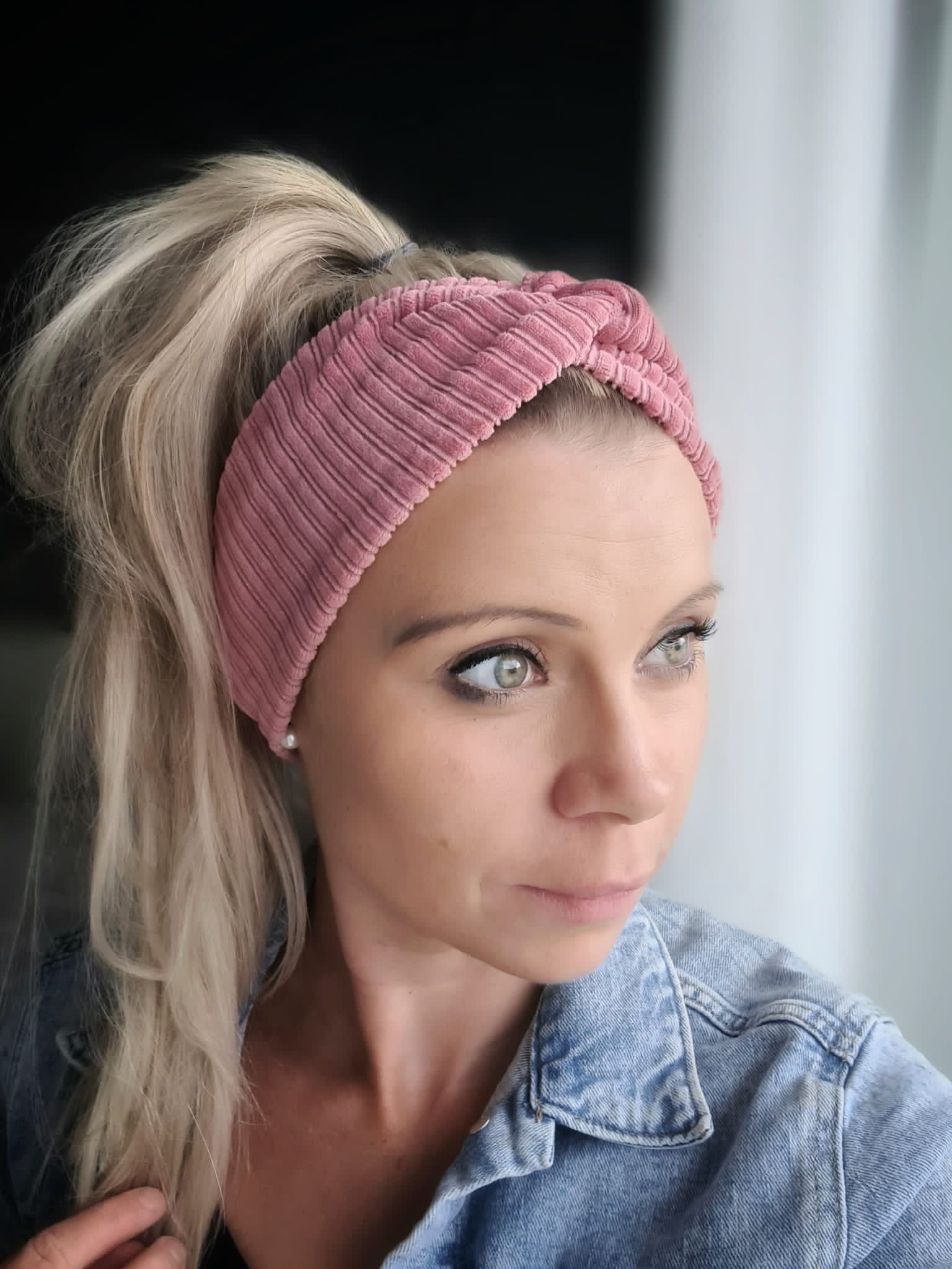 Cord Bandeau Stirnband – warm & komfortabel