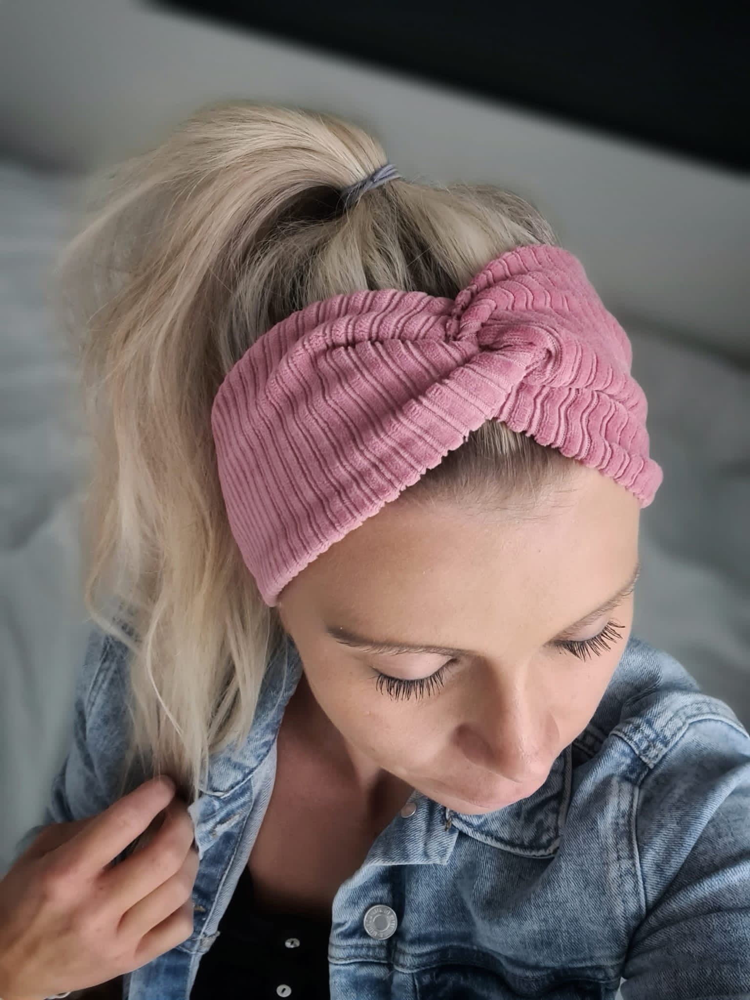 Cord Bandeau Stirnband – warm & komfortabel