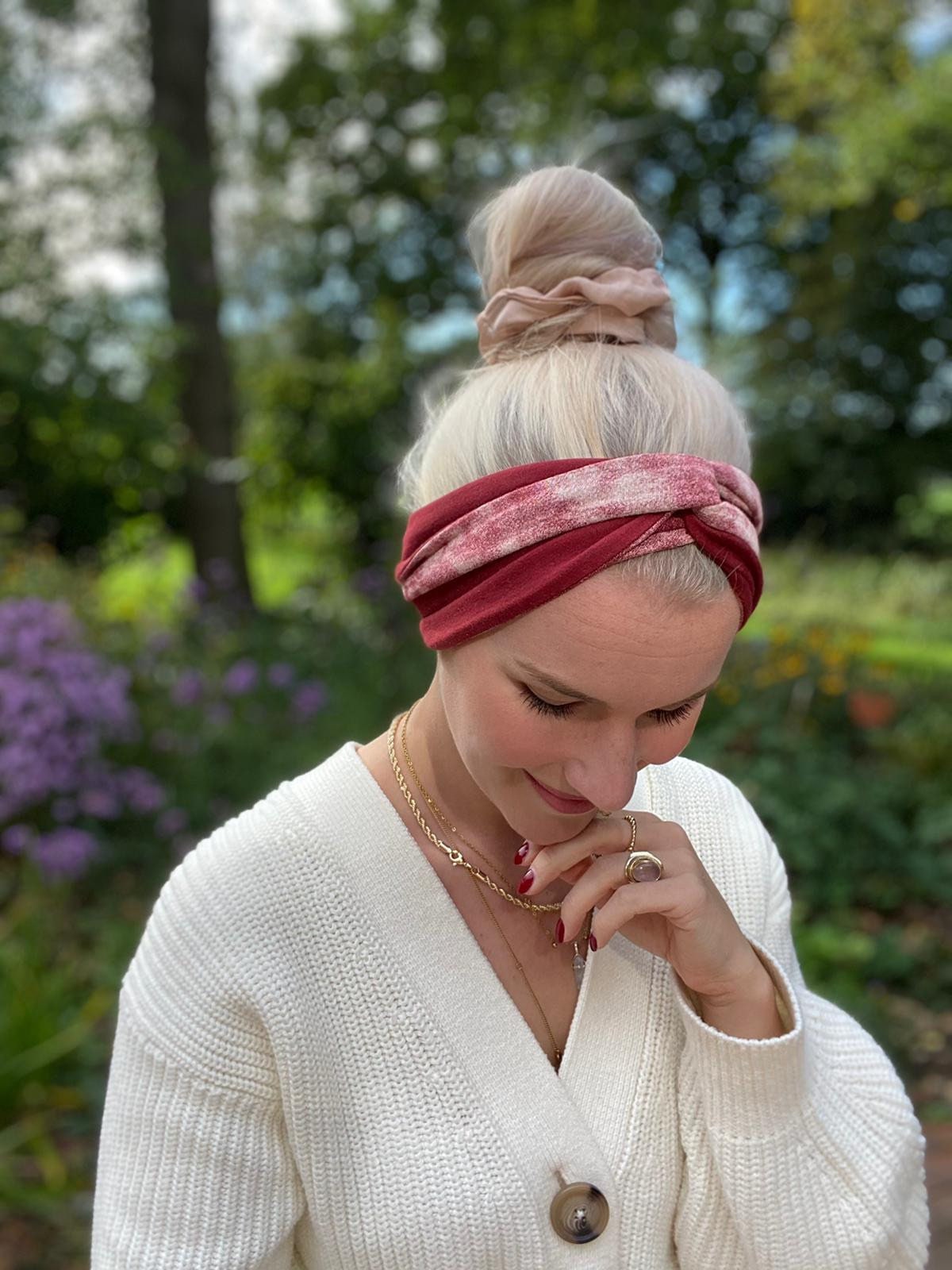 Batik Haarband zum binden