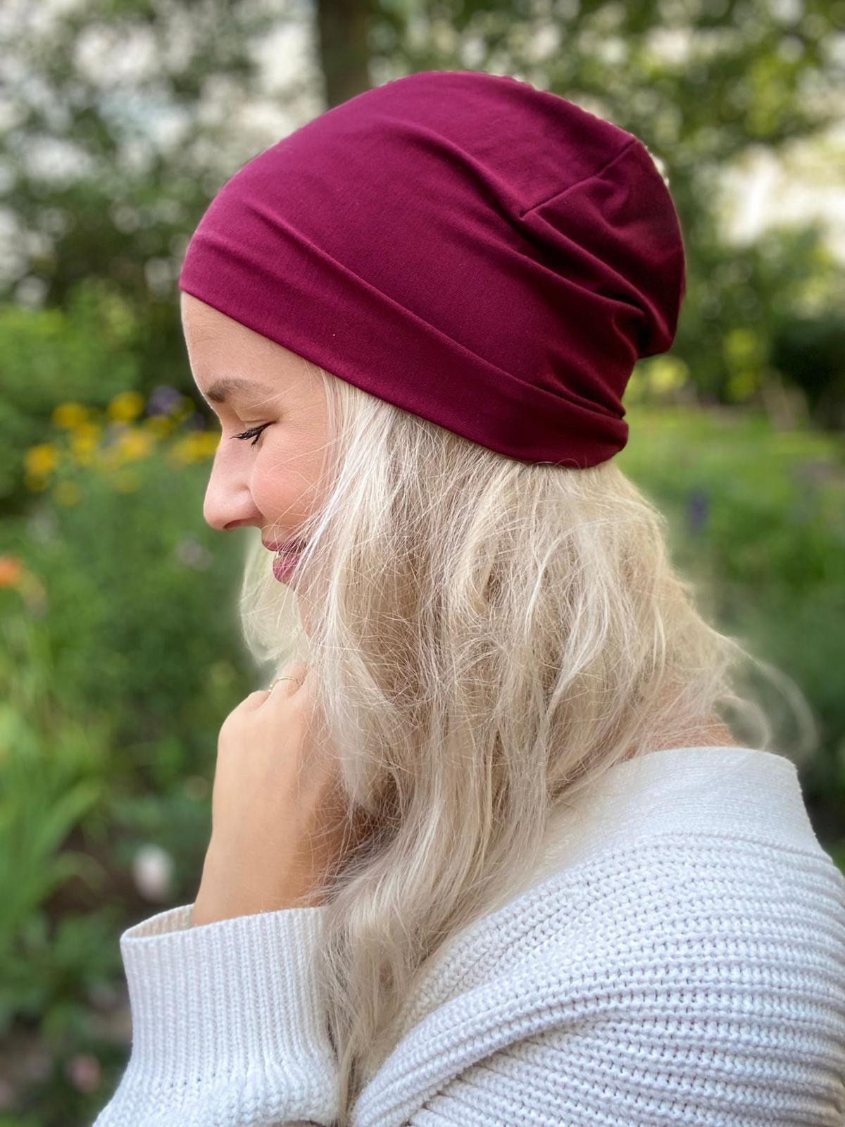 Bambus Mütze – angenehm & vielseitig, Chemo geeignet