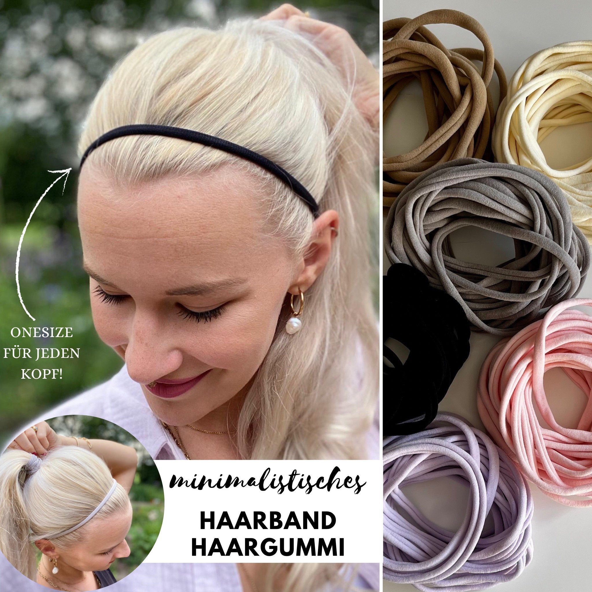 NYLON Sport Haarband & Haargummi