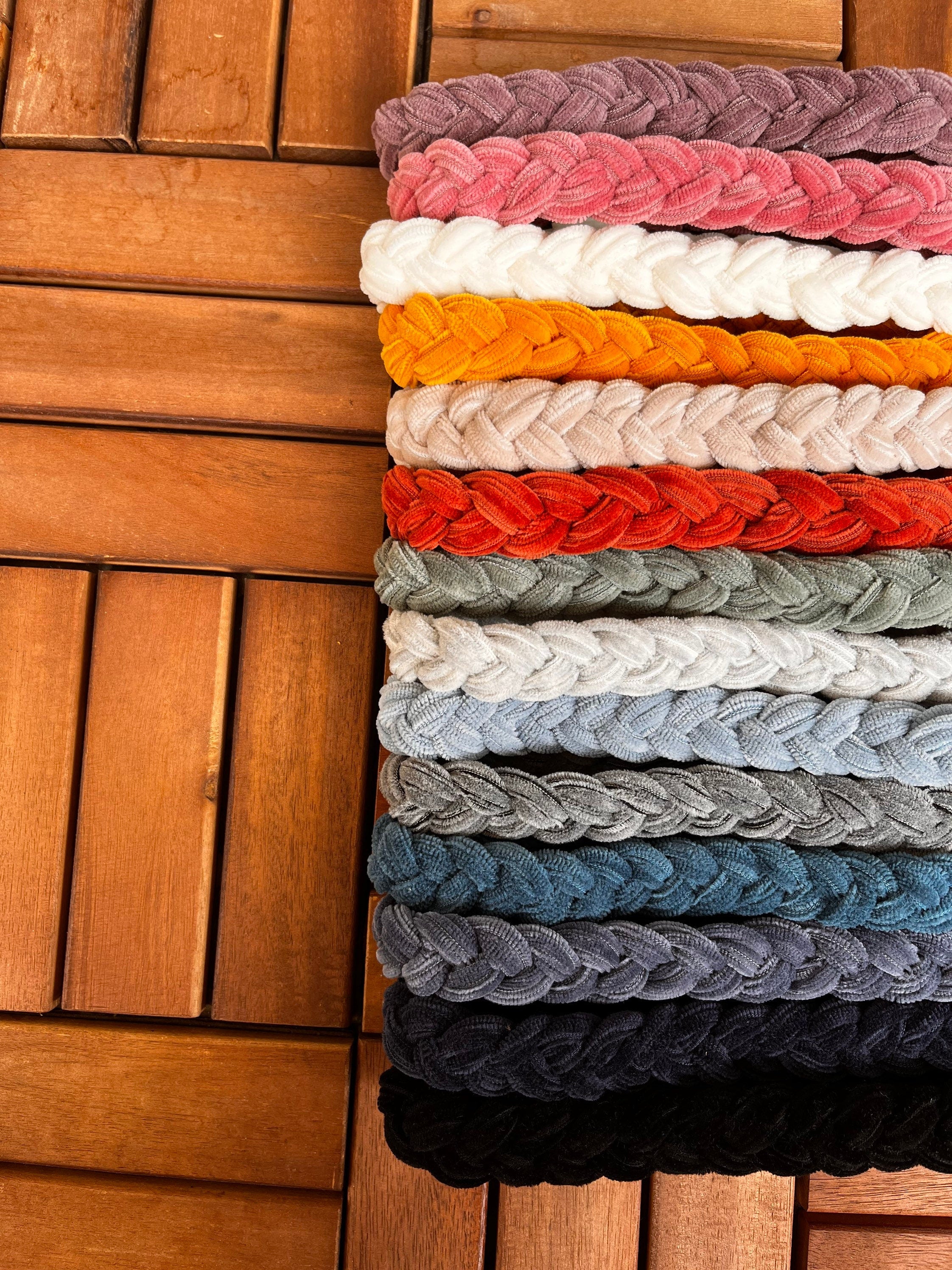 Geflochtenes CORD Haarband