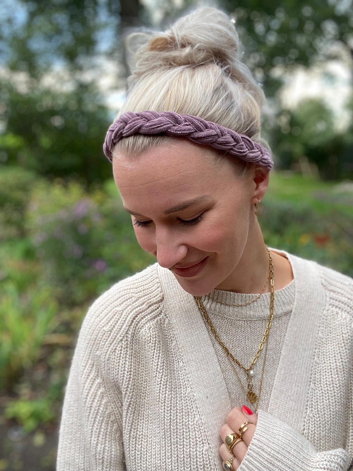 Geflochtenes CORD Haarband