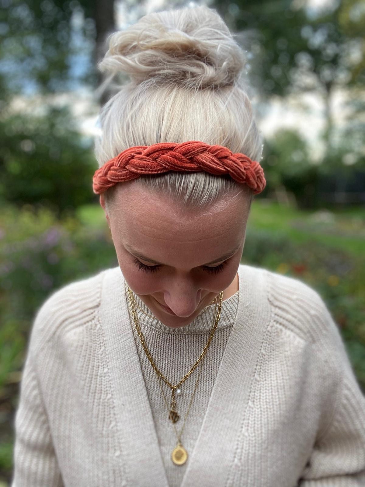 Geflochtenes CORD Haarband