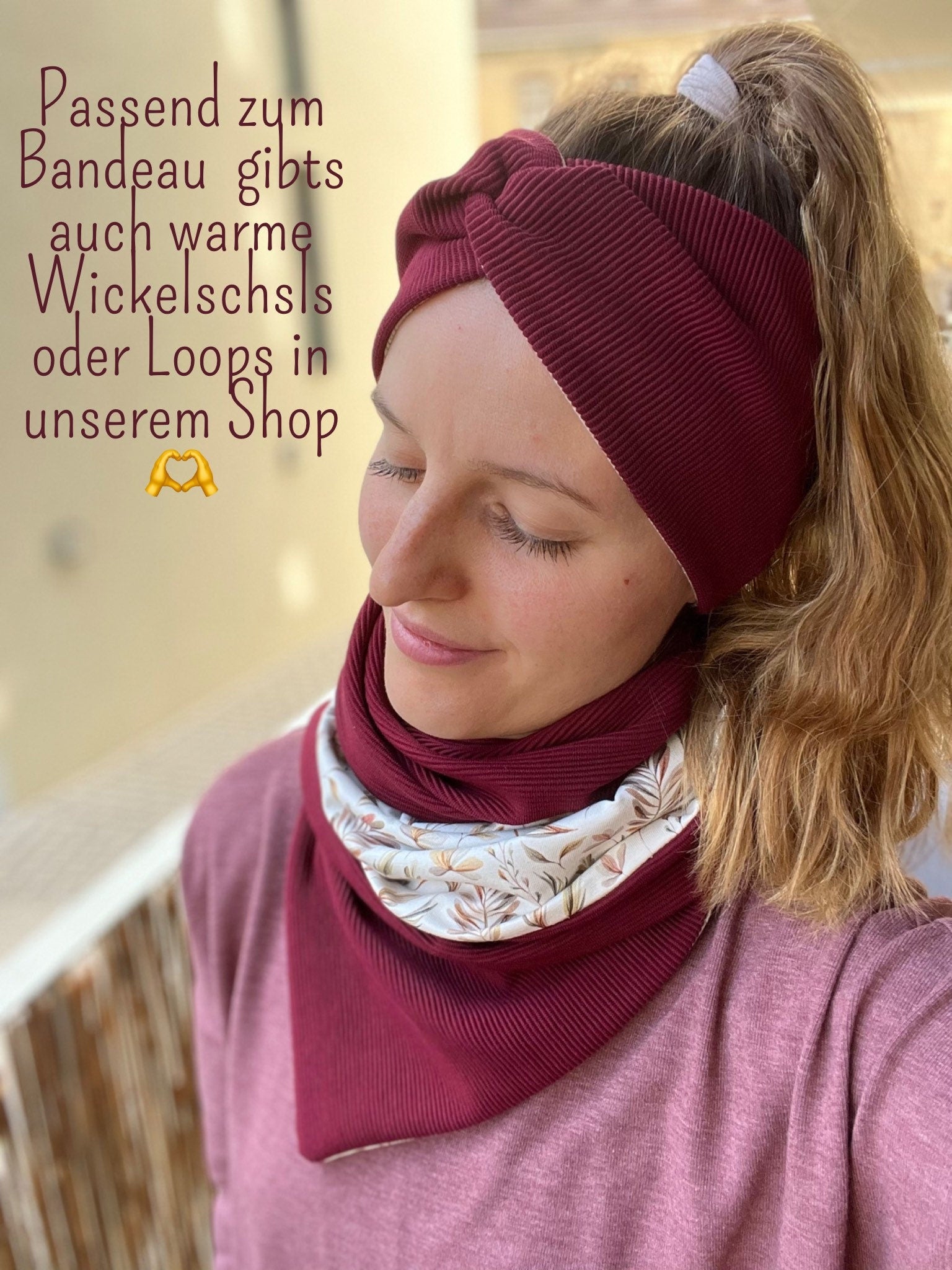 Signatur Bandeau Stirnband – warm & stylisch