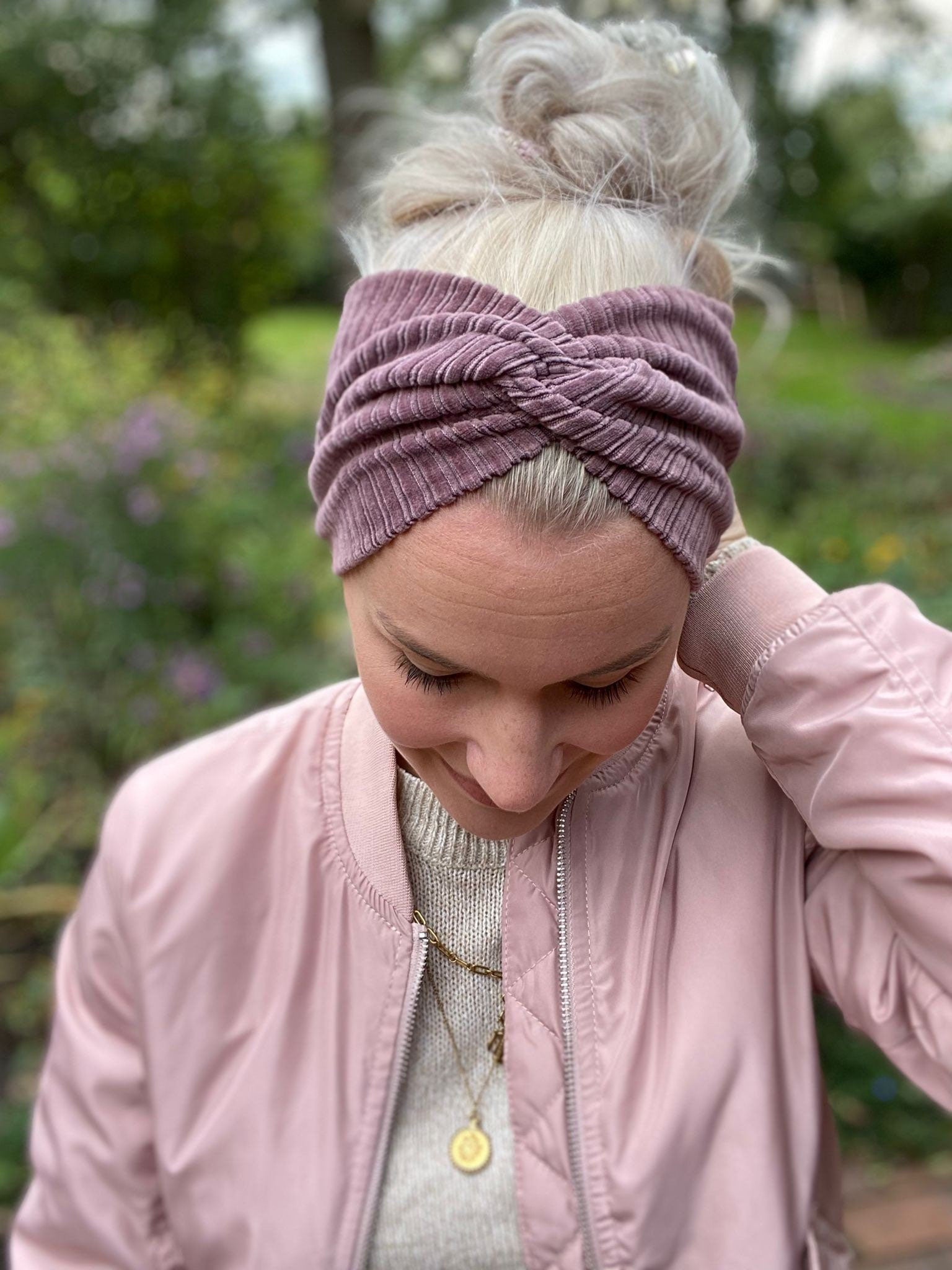 Cord Bandeau Stirnband – warm & komfortabel